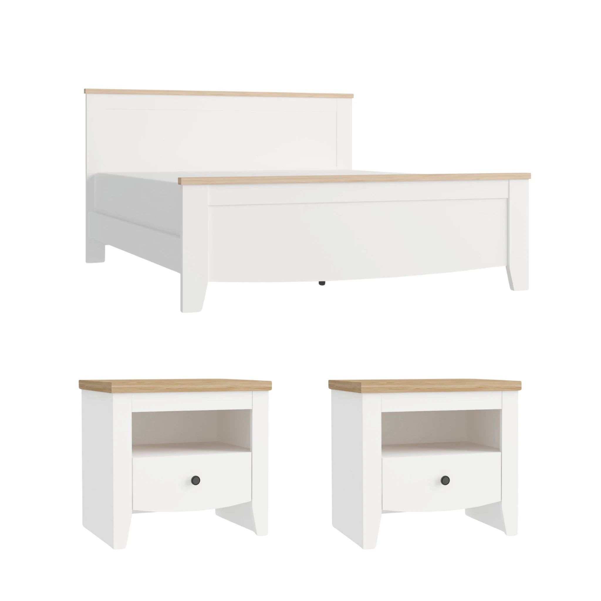 Loft Hampton 3PCS Bedroom Set A, NZ Queen Bed