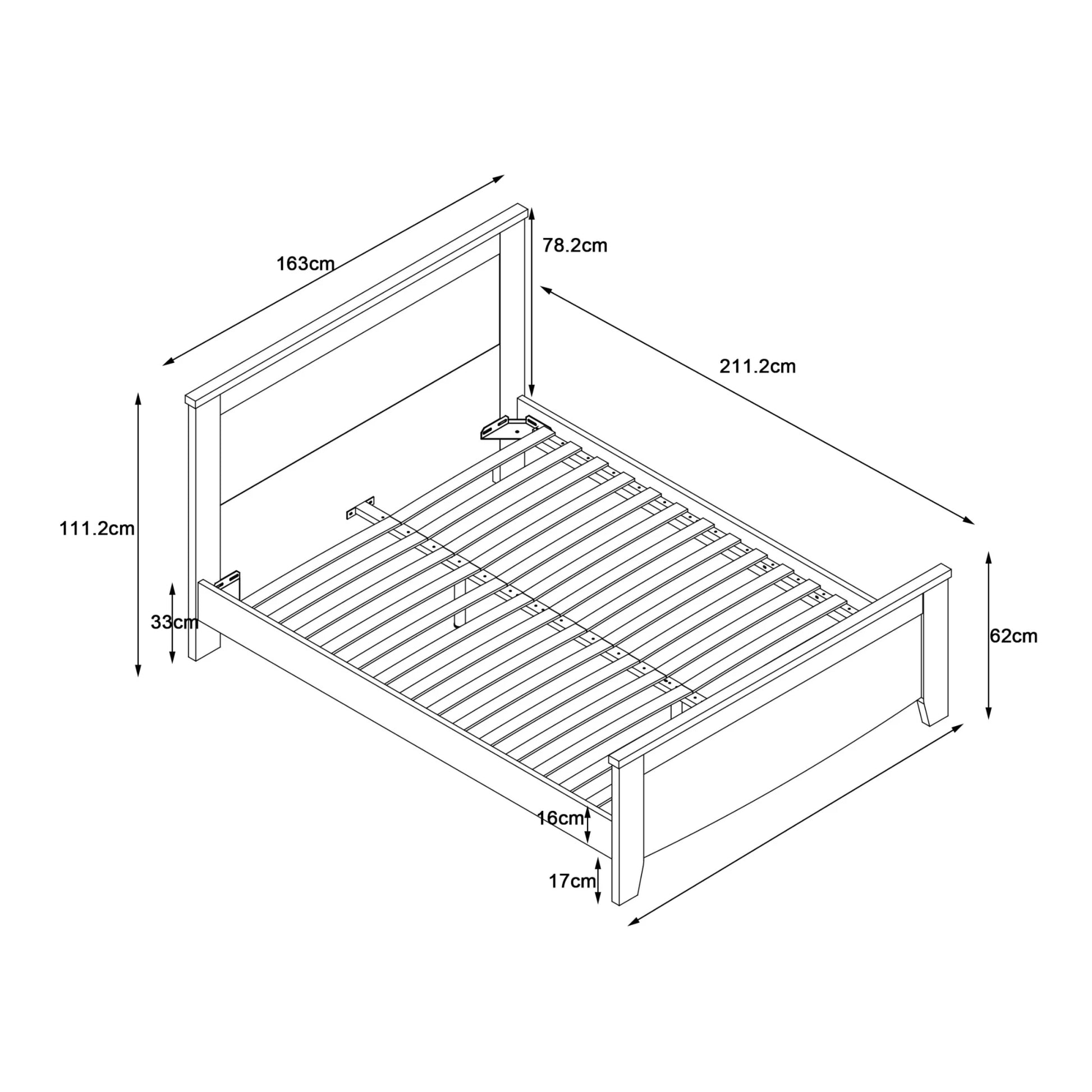 Loft Hampton 4PCS Bedroom Set B, NZ Queen
