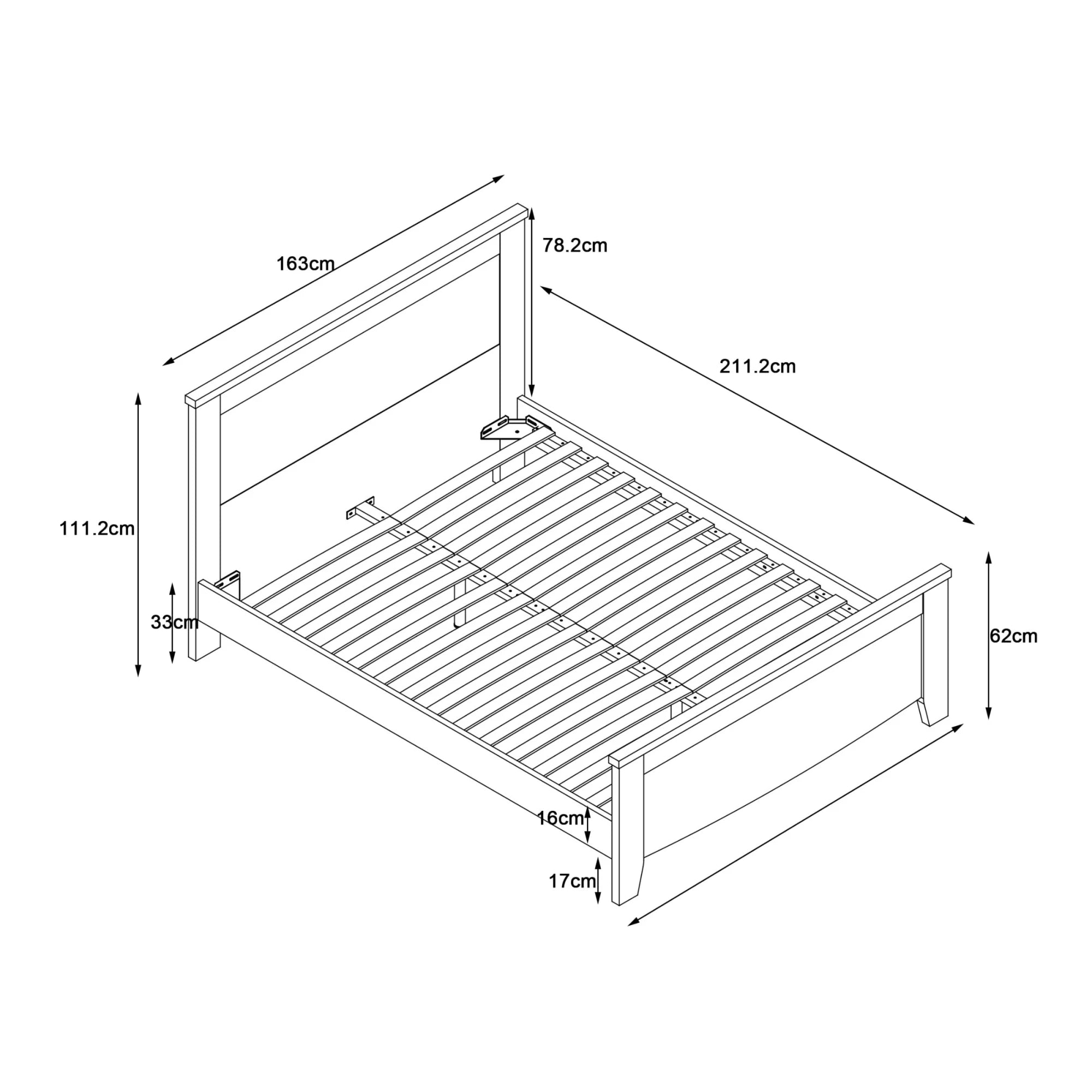 Loft Hampton 4PCS Bedroom Set B, NZ Queen