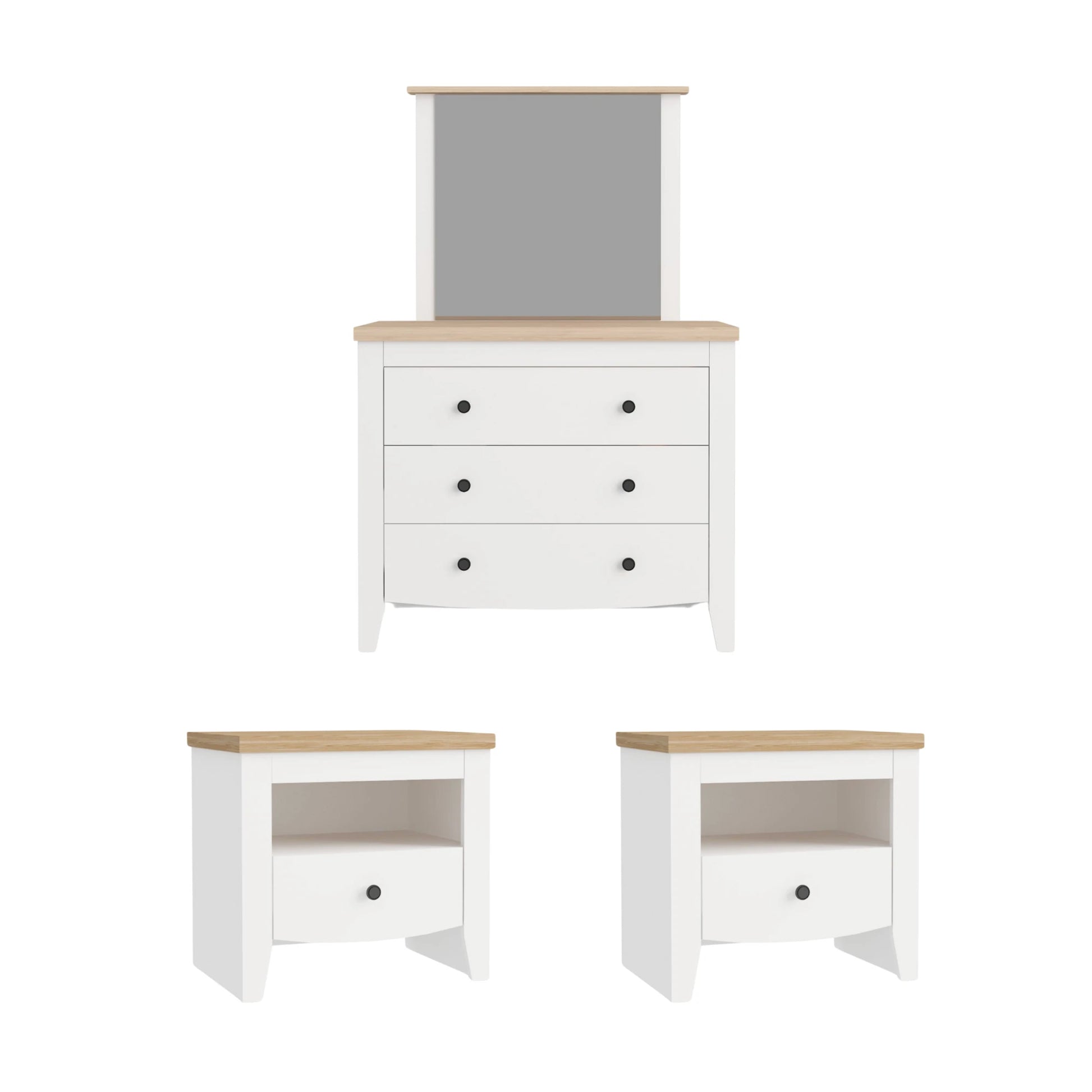 Loft Hampton 3PCS Chest of Drawers Set A