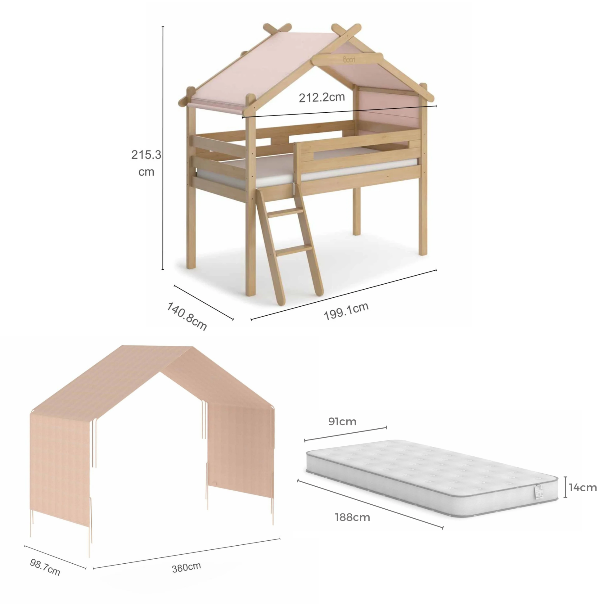 Boori Forest 2PCS Kids Room Set