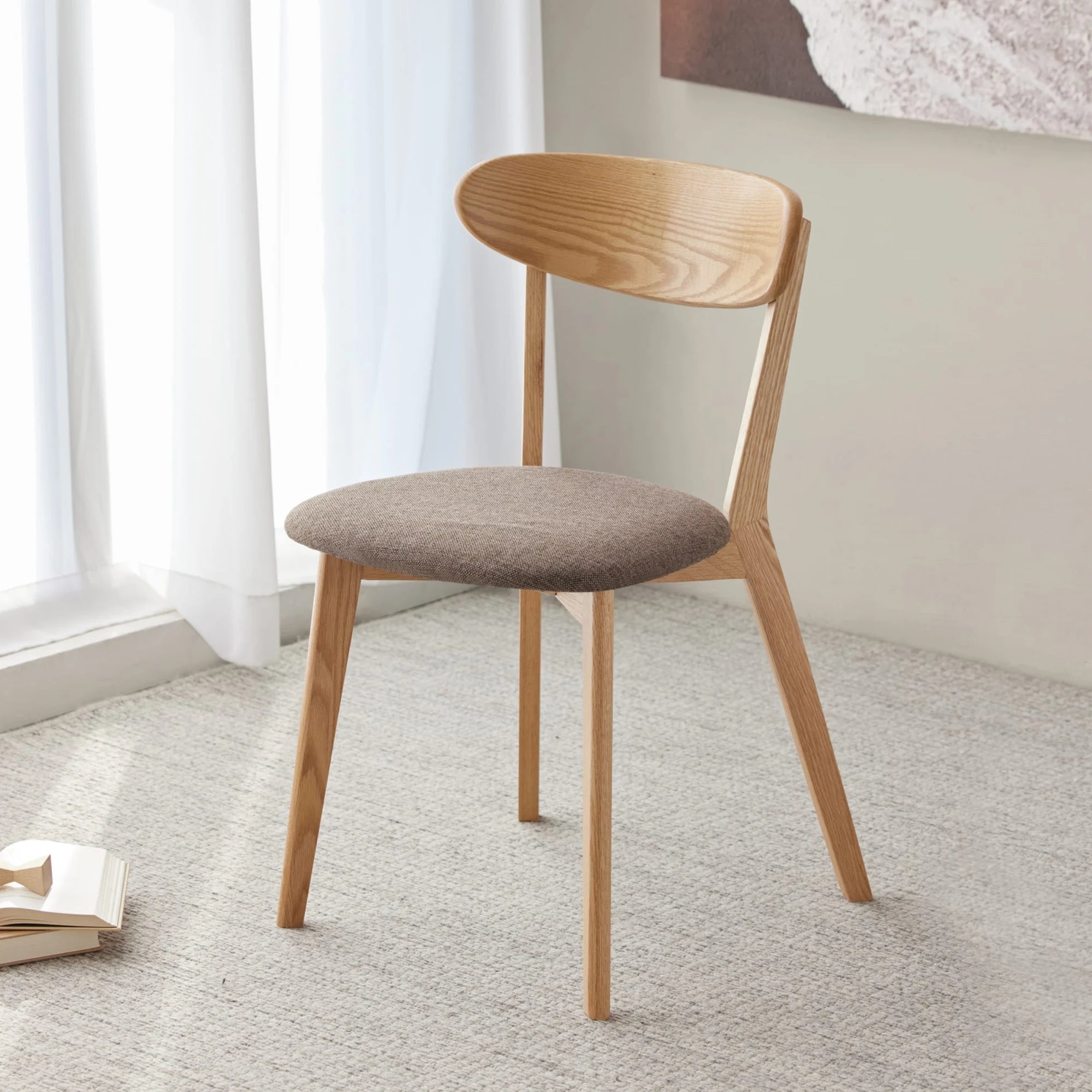 Solidwood Fuji 4PCS Dining Chair Set