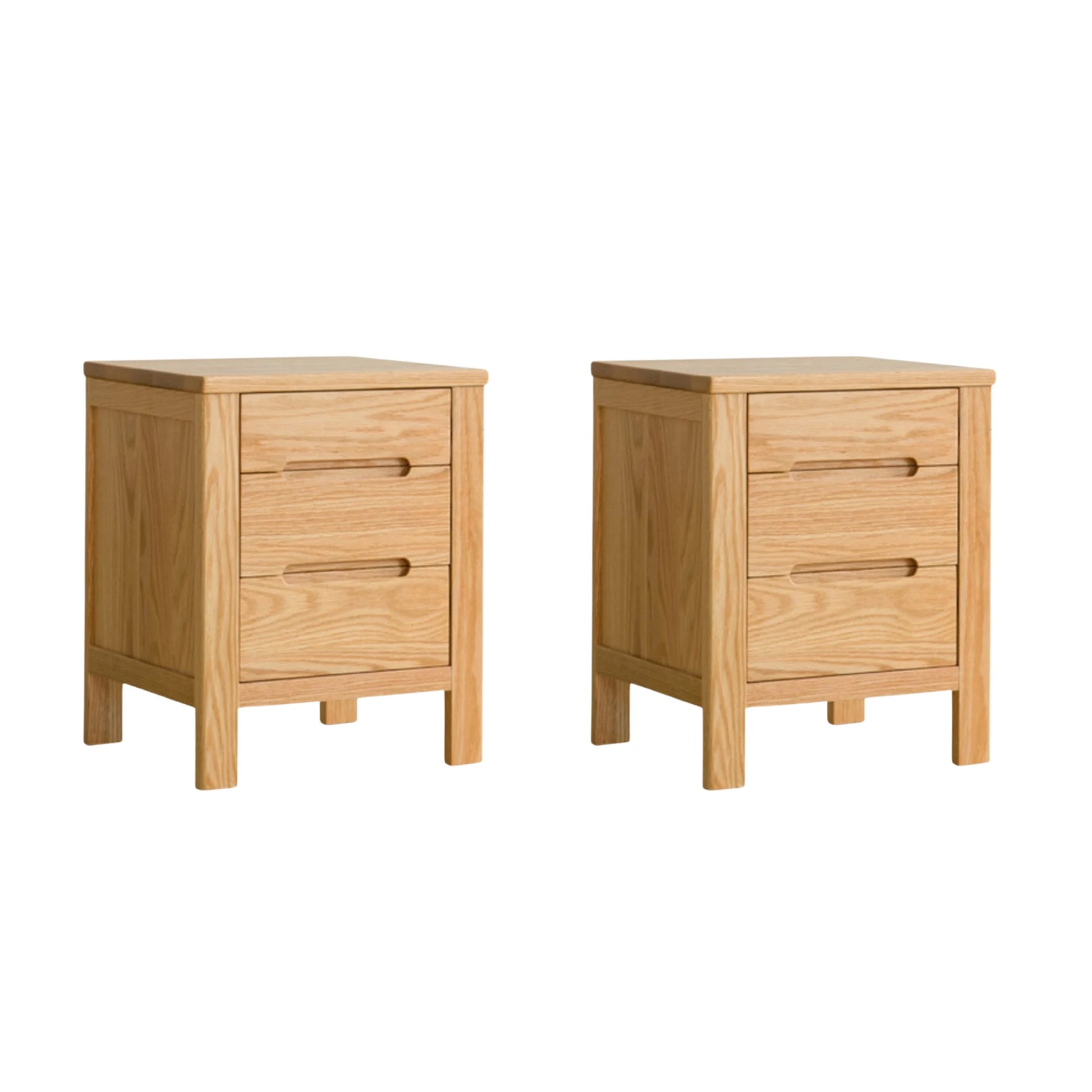 Solidwood Norway 2PCS Bedside Table Set B