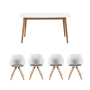 Hjem Design Yuno 5PCS Dining Set