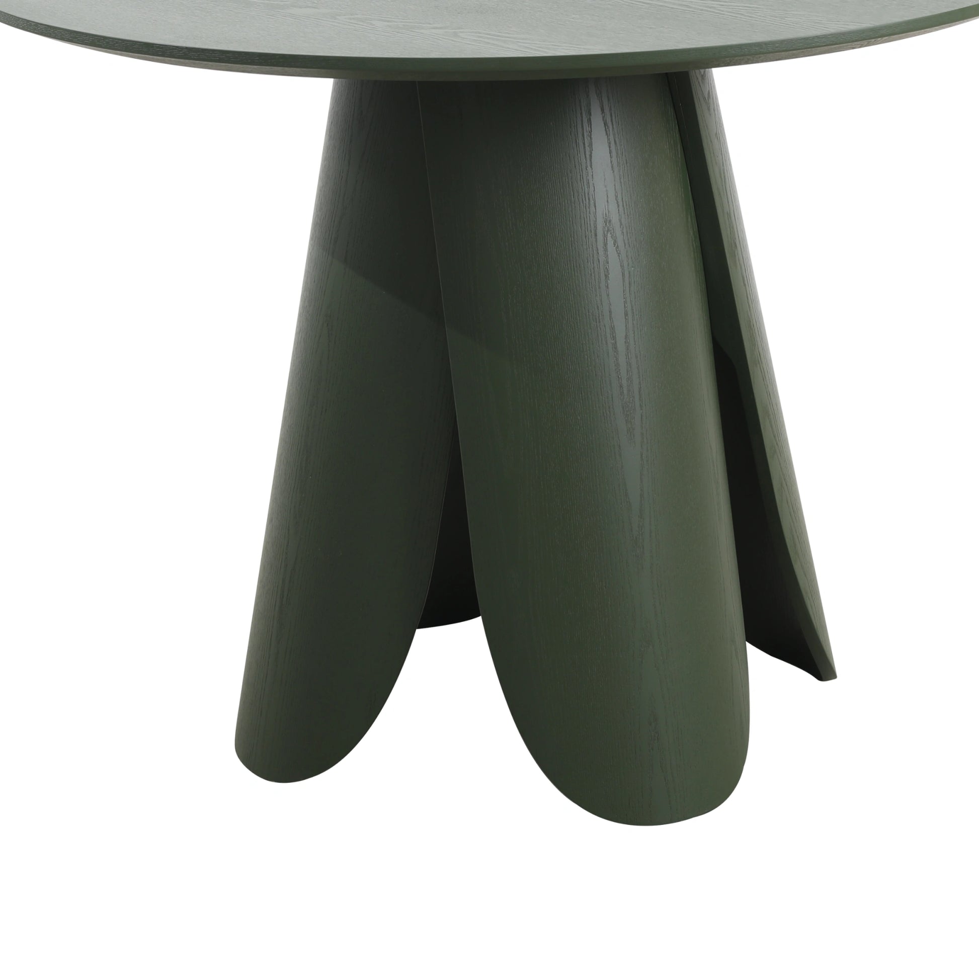 MODE Elara Round Dining Table Set with 2 Chairs, Green