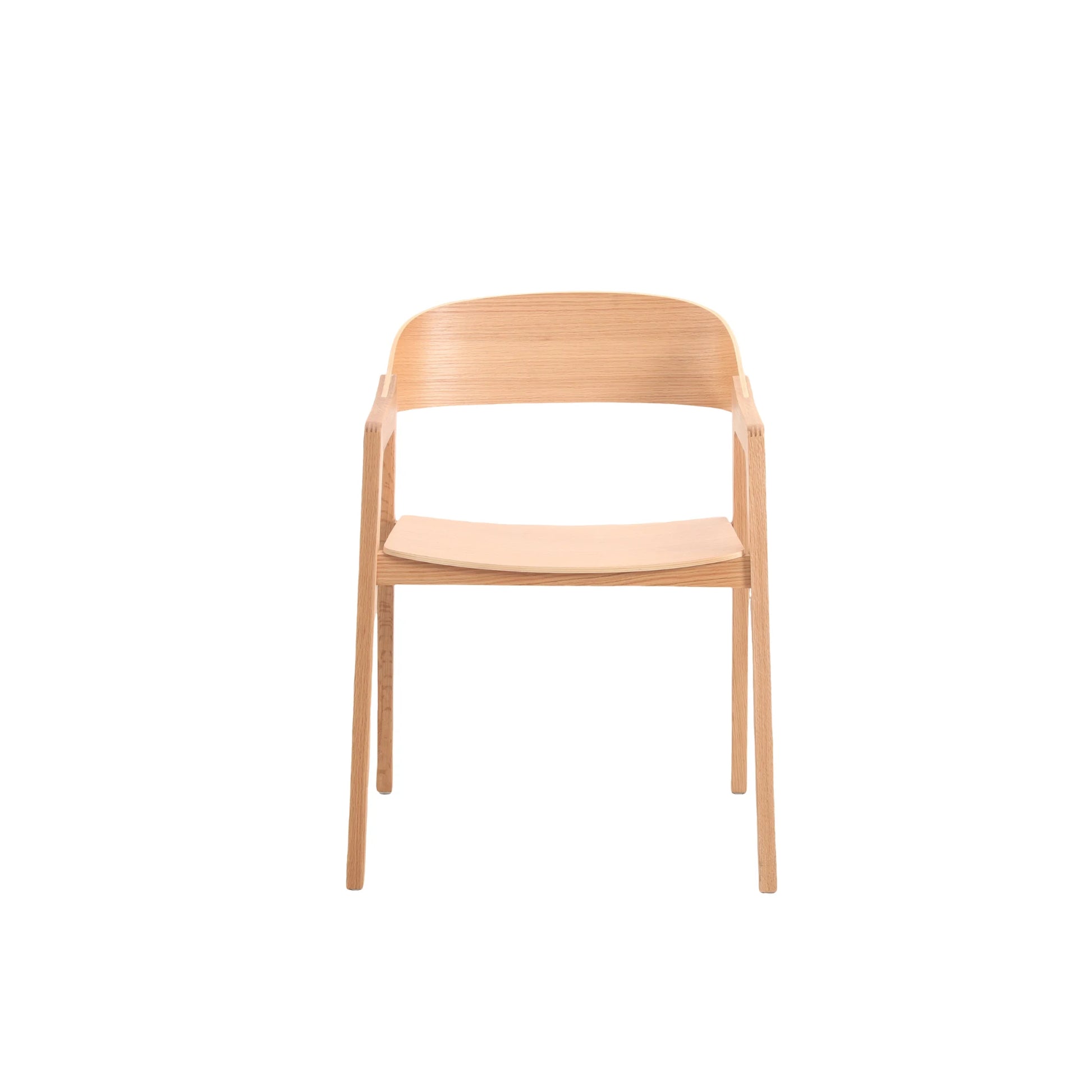 MODE Elara Round Dining Table Set with 4 Bowa Chairs, Natural Wood