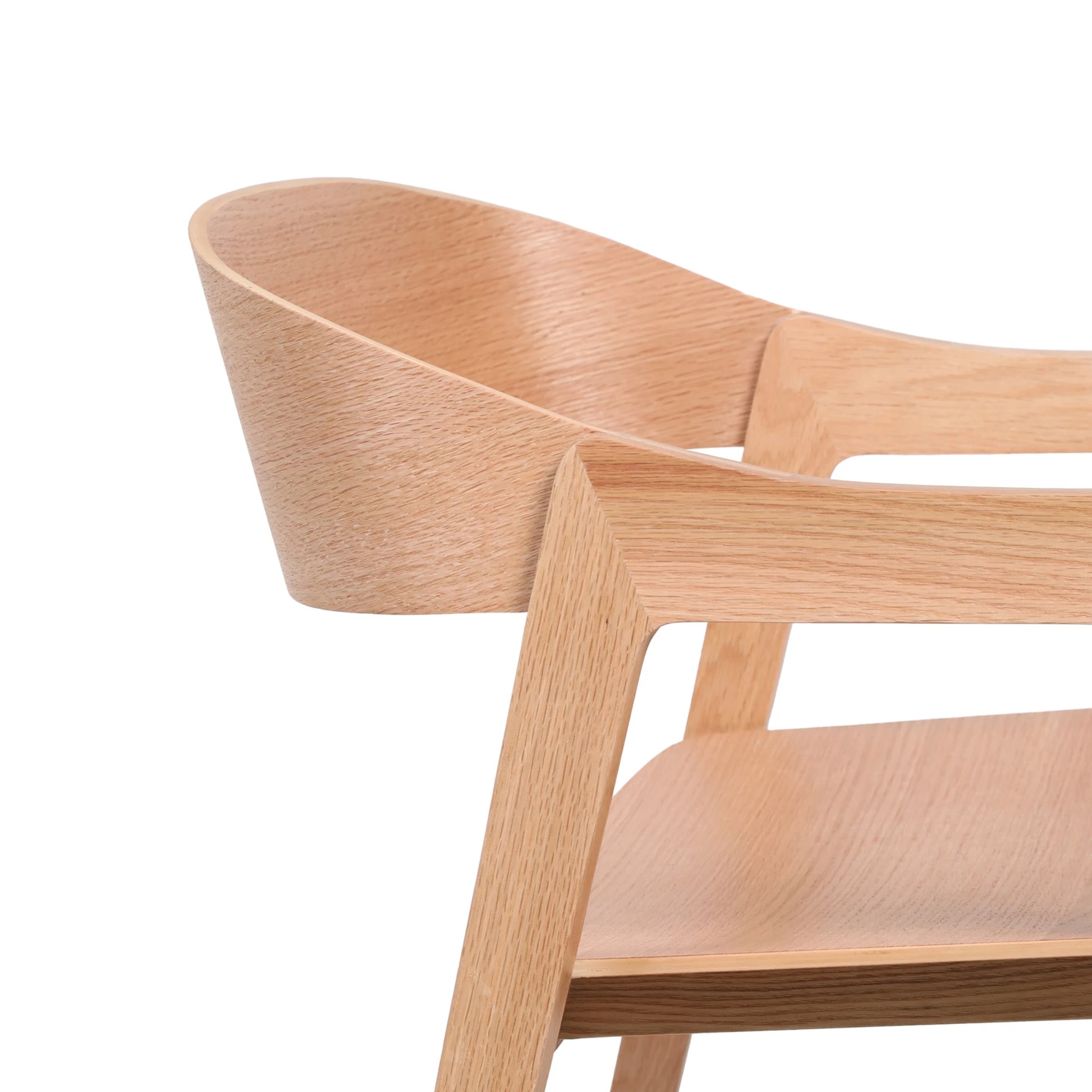 MODE Elara Round Dining Table Set with 4 Bowa Chairs, Natural Wood