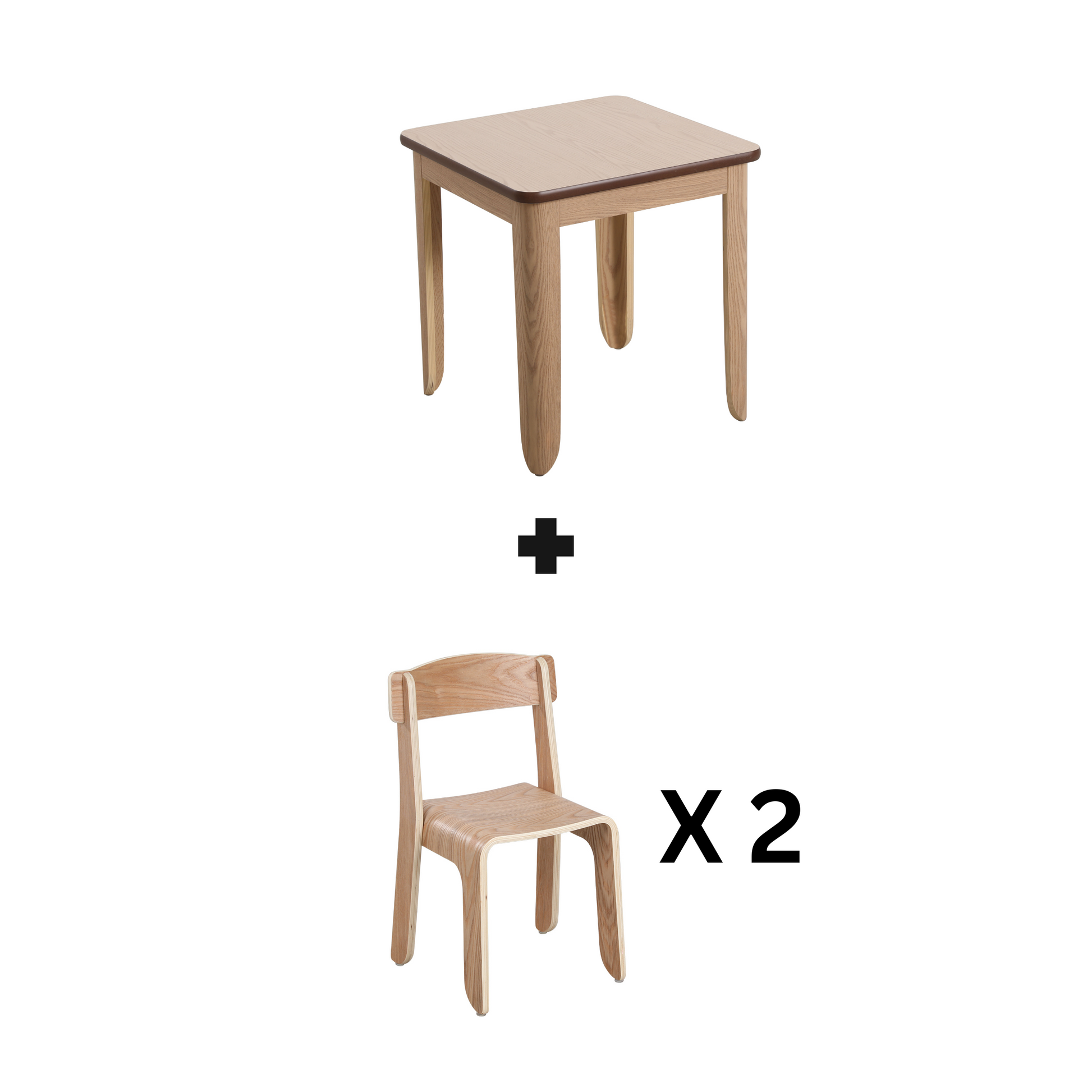 Alpaka Lilo Kids Desk Set with 2 Chairs
