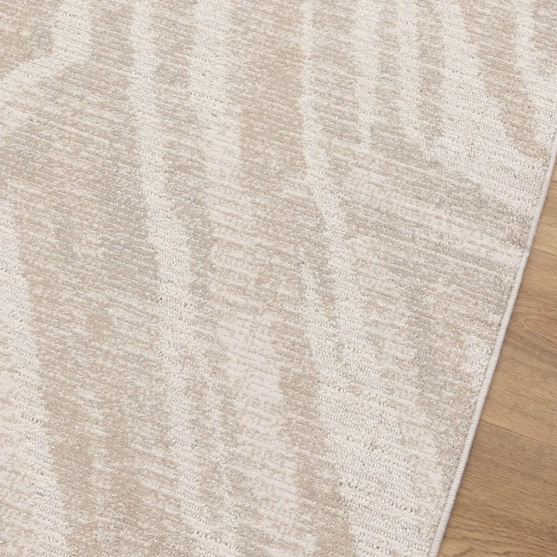 Dreamweaver Toscana Geo Lines Rug, Beige, Cream