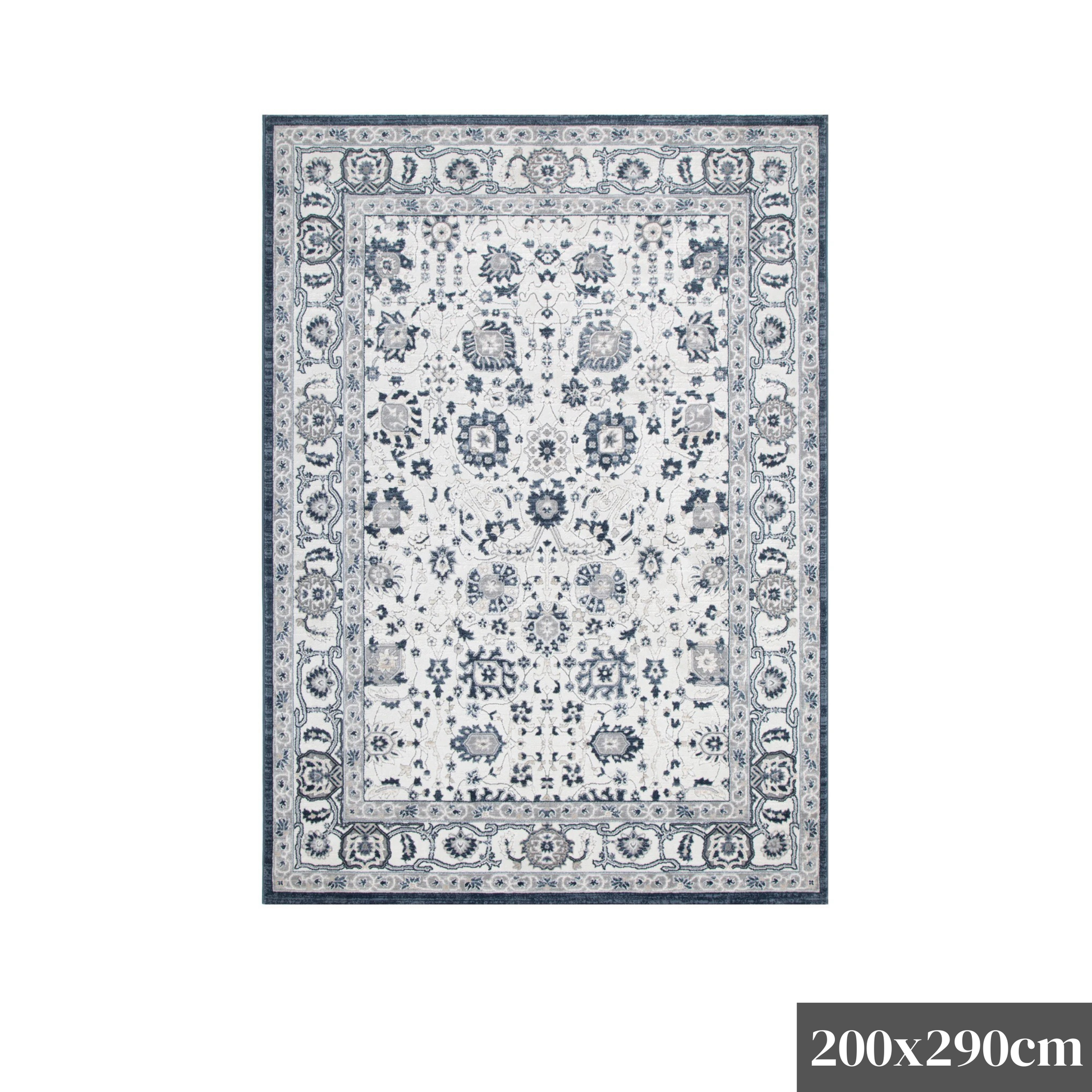 Dreamweaver Maya Floral Traditional Rug, Blue