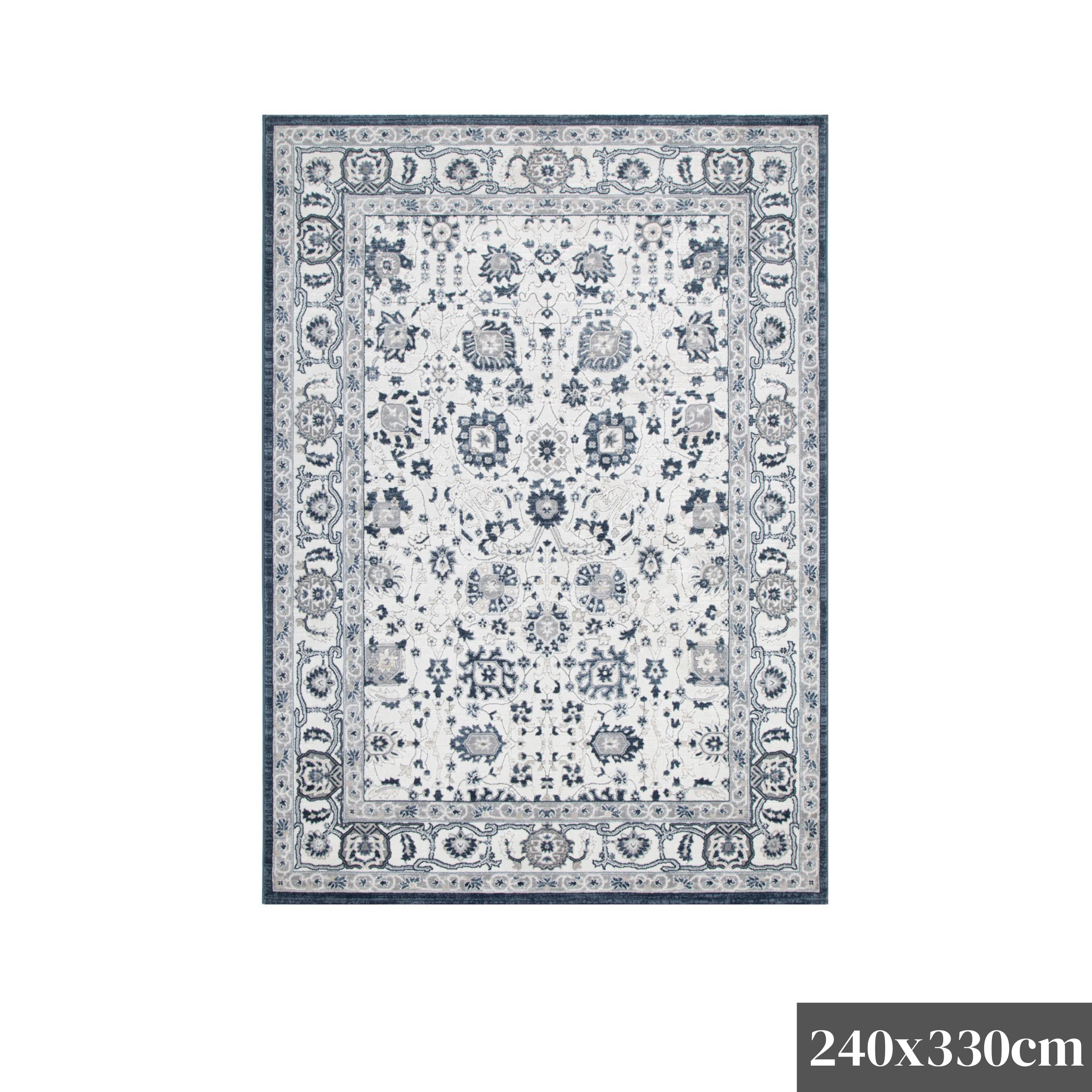 Dreamweaver Maya Floral Traditional Rug, Blue