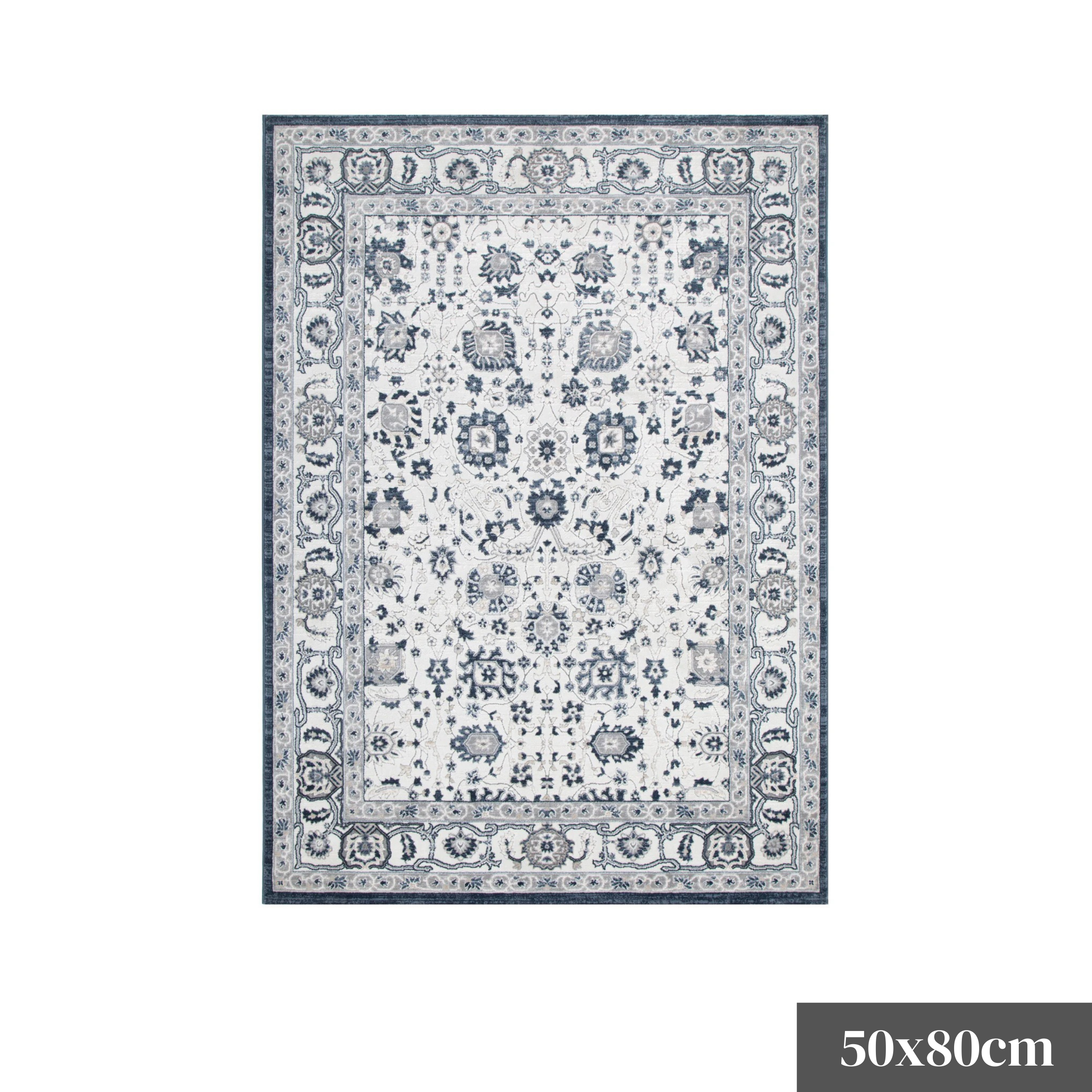 Dreamweaver Maya Floral Traditional Rug, Blue