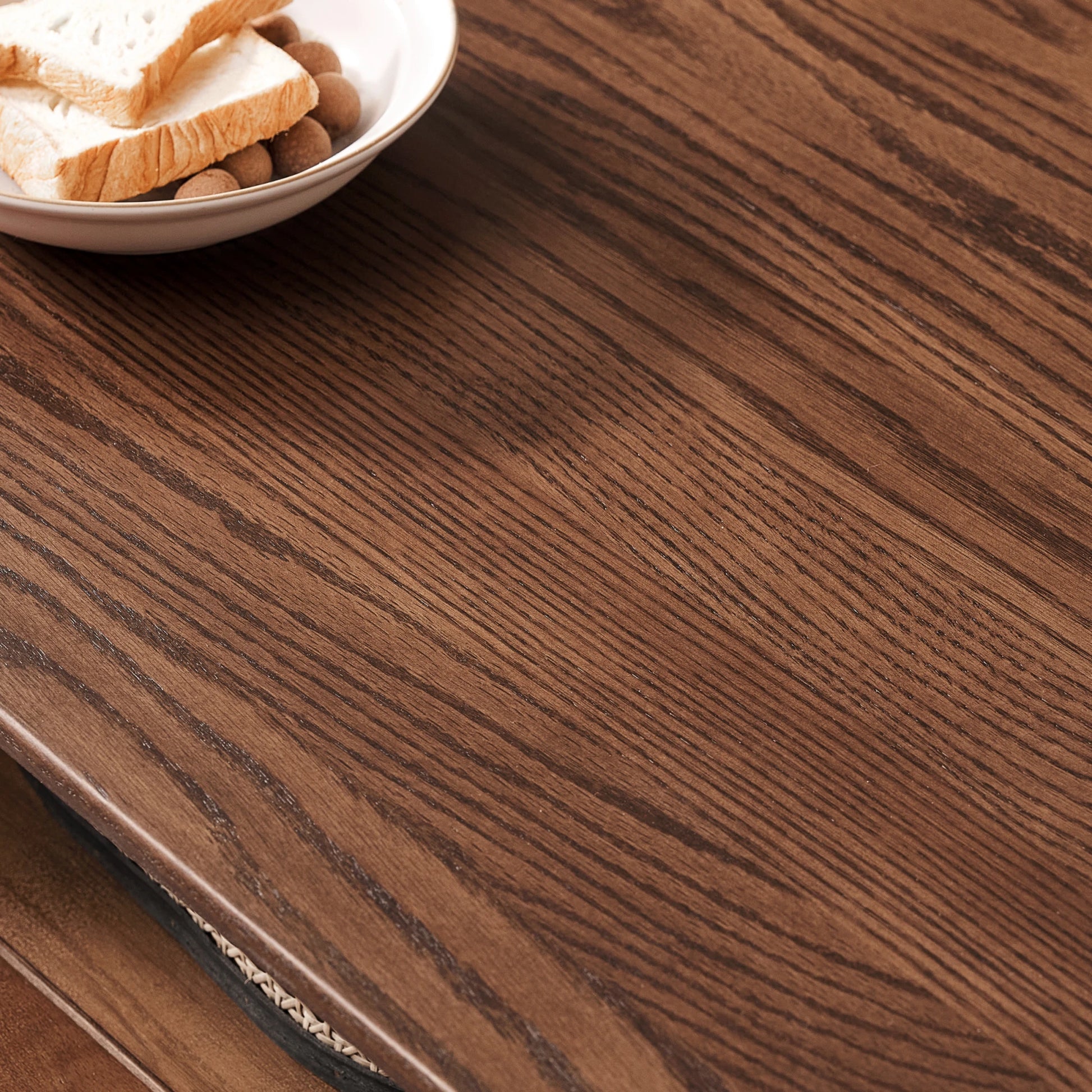 Solidwood Bailey Coffee Table, 135cm, Dark Wood