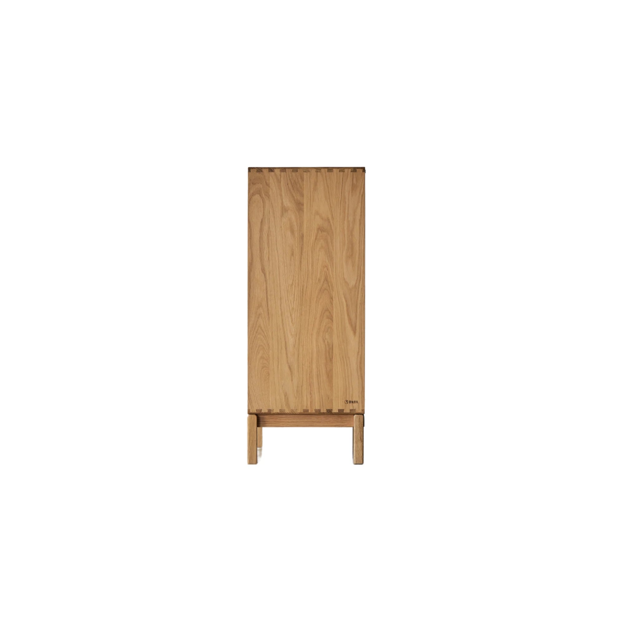 Solidwood Calamo Storage Cabinet with Rattan Doors