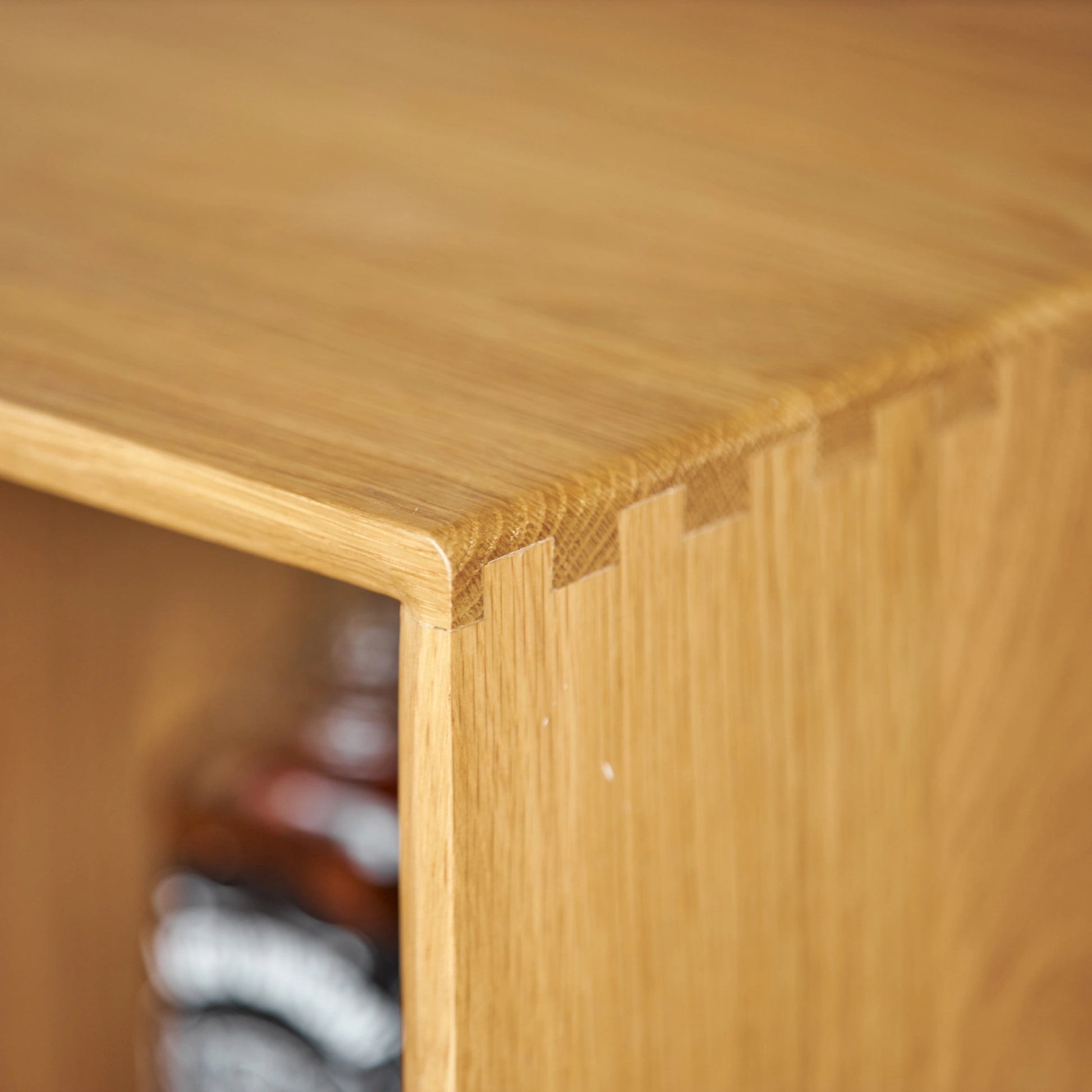 Solidwood Calamo Storage Cabinet with Rattan Doors
