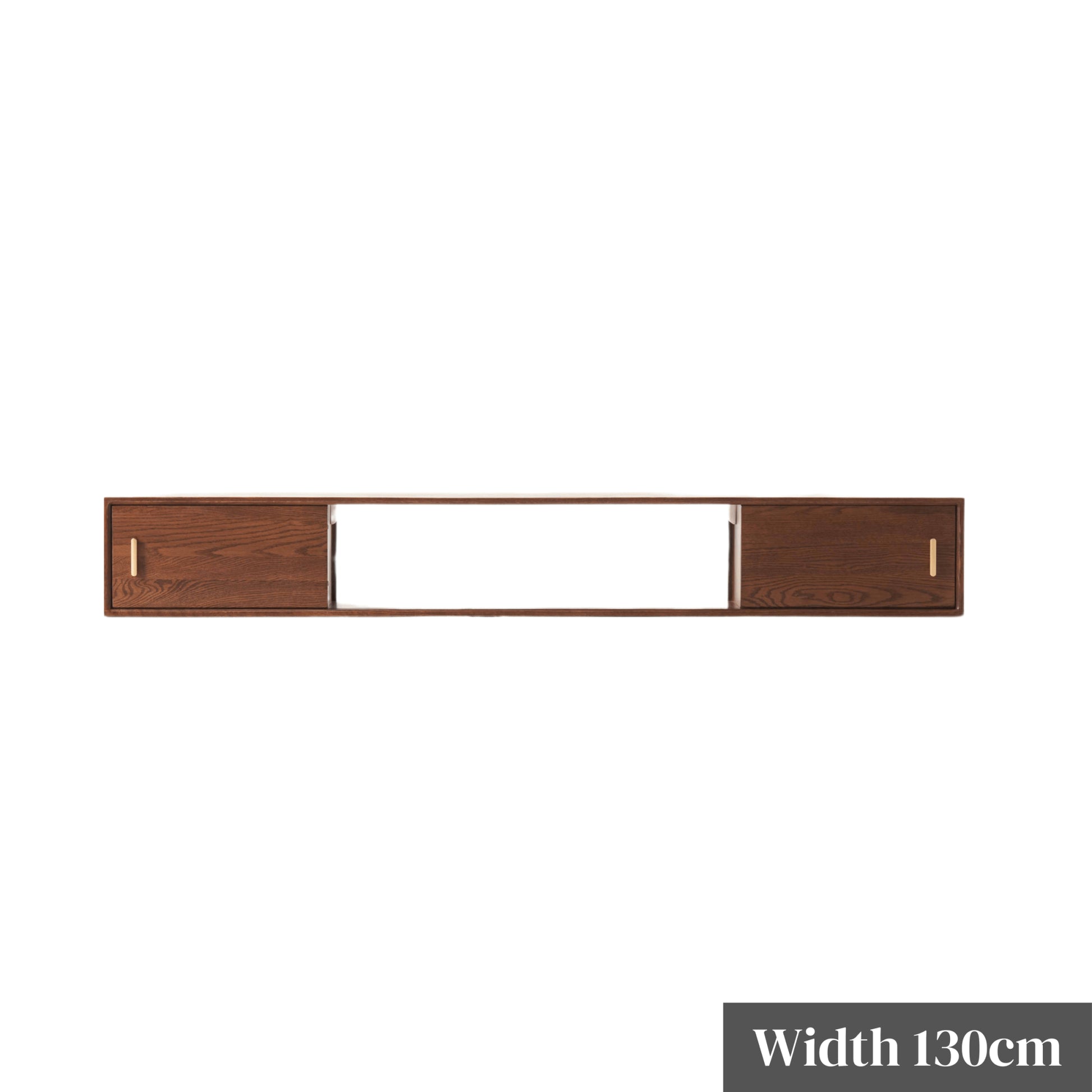 Solidwood Danya Wall-mounted Entertainment Unit, 130cm