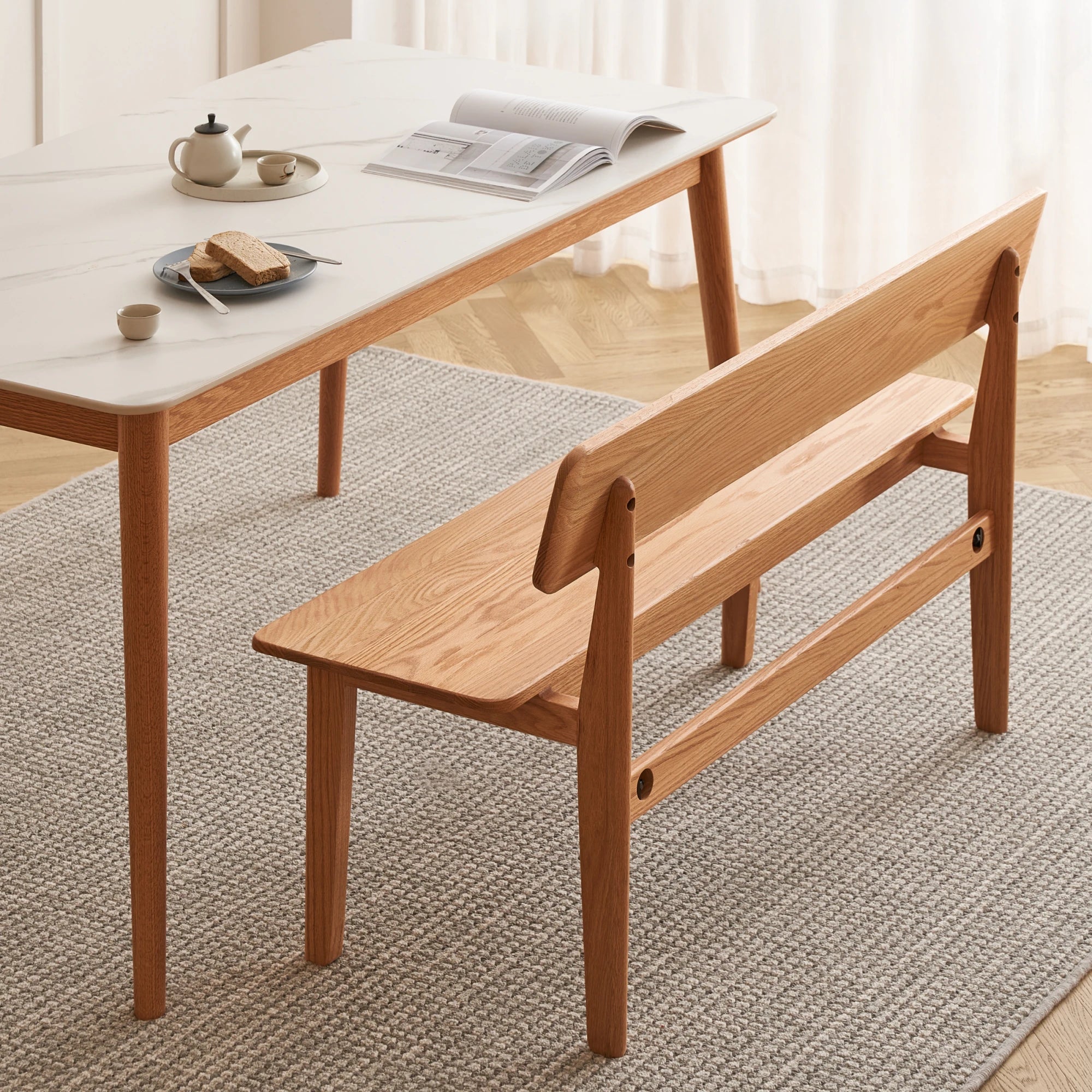 Solidwood Hemura Dining Bench