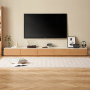 Solidwood Hemura Entertainment Unit with Sintered Stone Top, 300cm