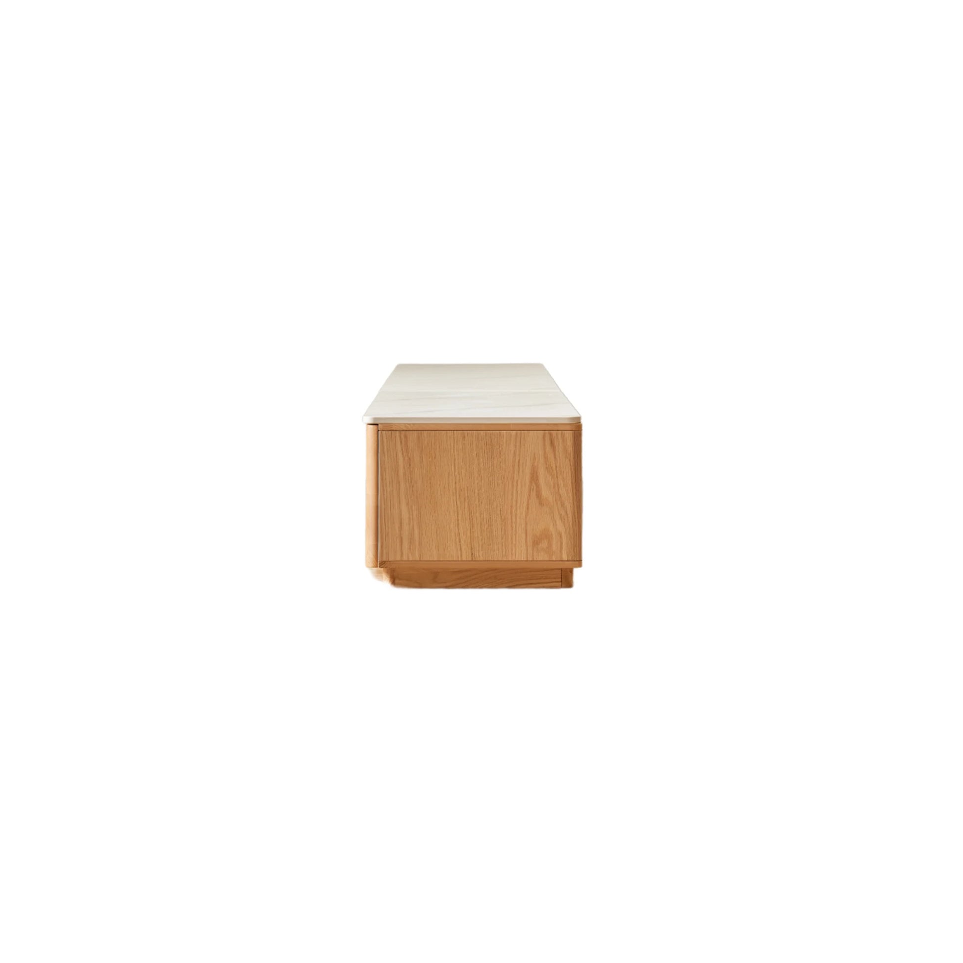 Solidwood Hemura Entertainment Unit with Sintered Stone Top, 180cm