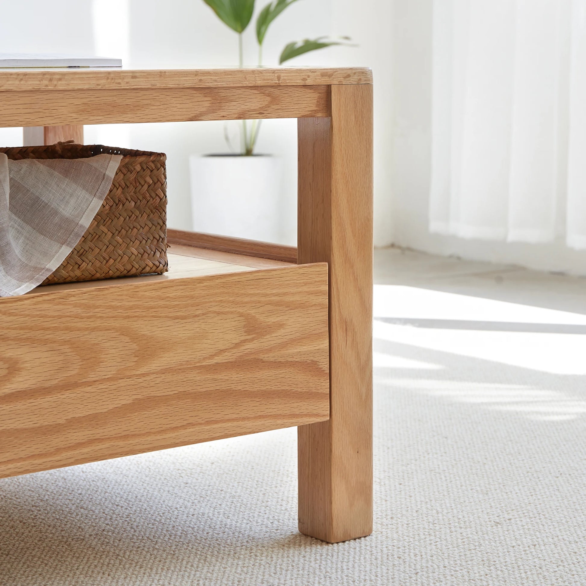 Solidwood Norway Coffee Table, 105x53cm