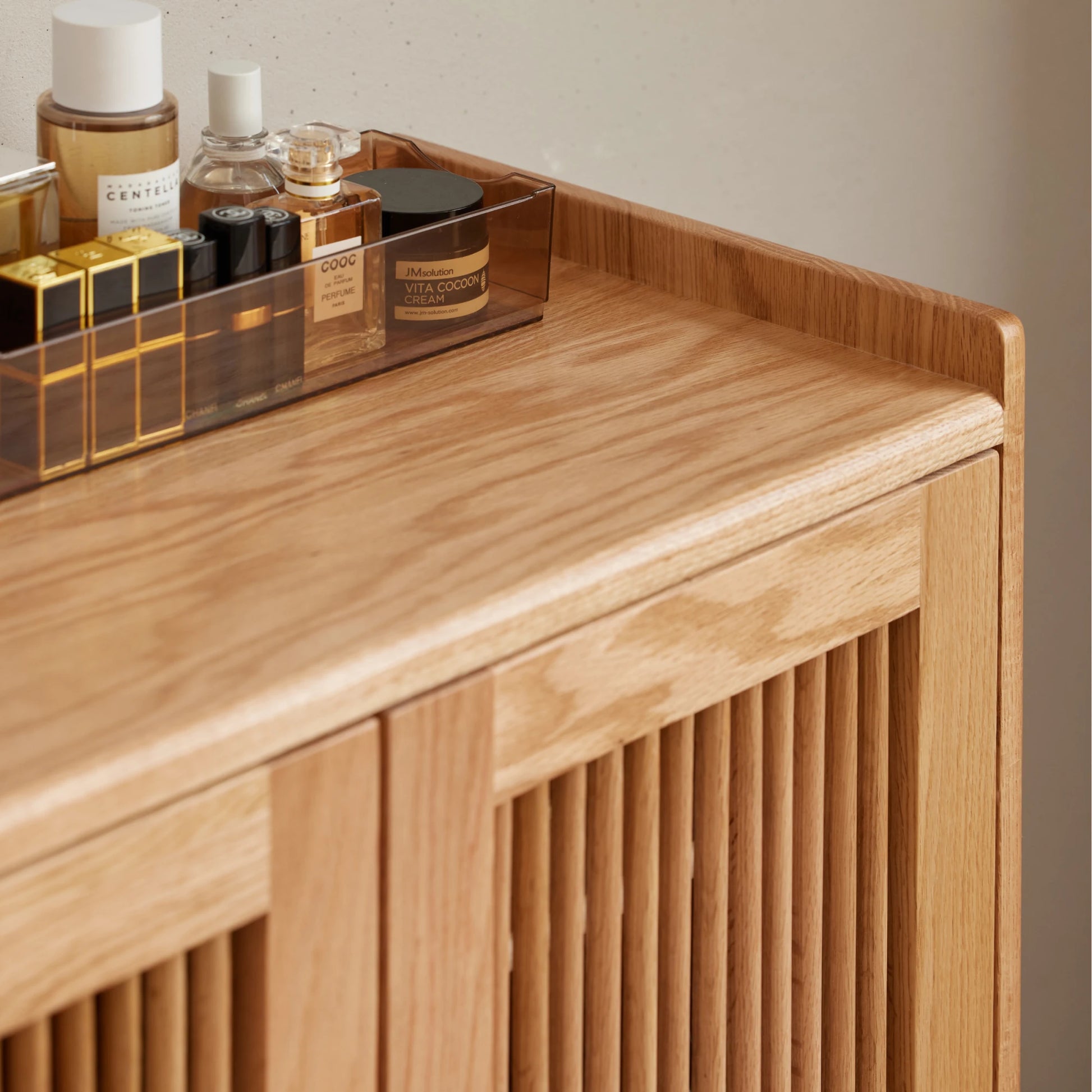 Solidwood Santa Rosa Shoe Cabinet with Drawers, 140cm