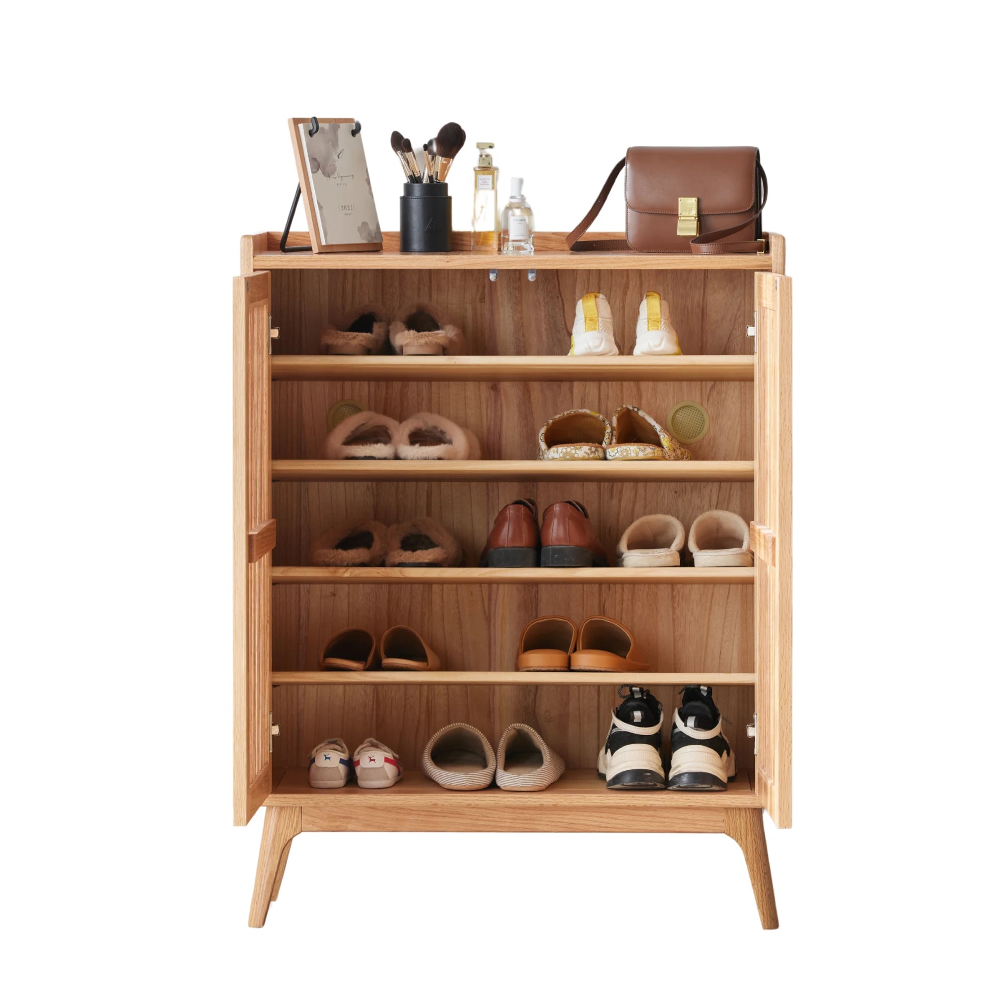 Solidwood Santa Rosa Shoe Cabinet, 80cm