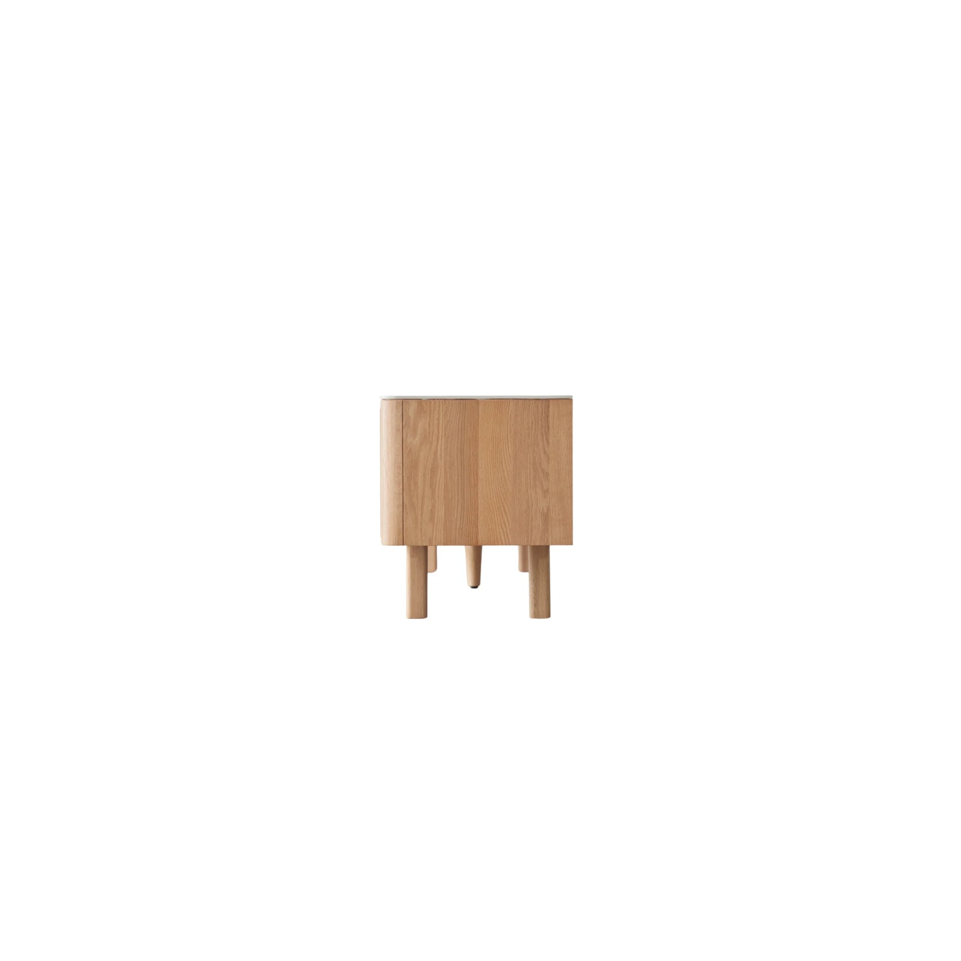 Solidwood Santa Rosa Entertainment Unit with Sintered Stone Top