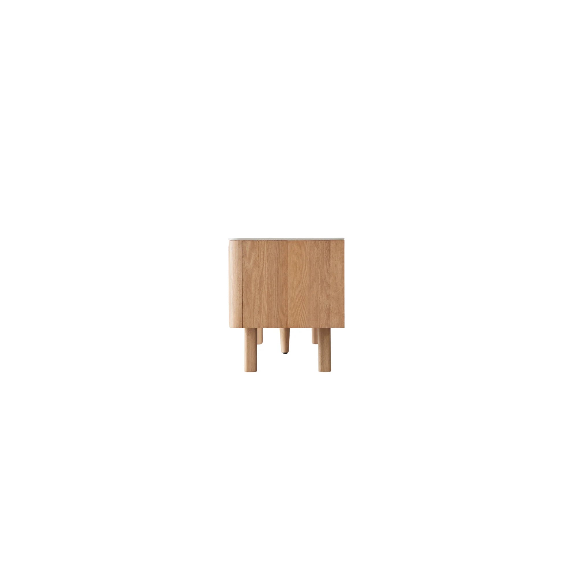 Solidwood Santa Rosa Entertainment Unit with Sintered Stone Top