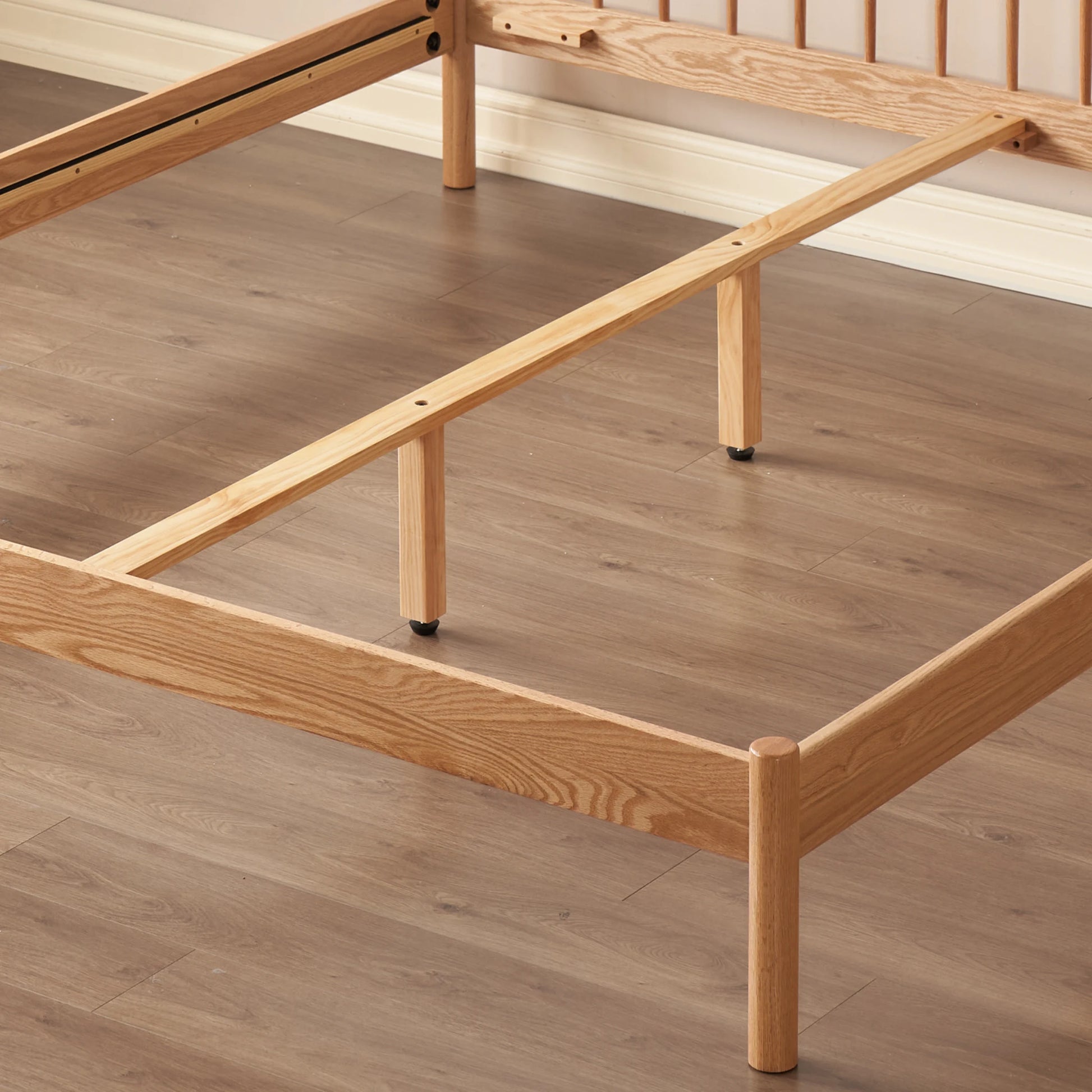 Solidwood Santa Rosa Bed Frame, Natural Wood