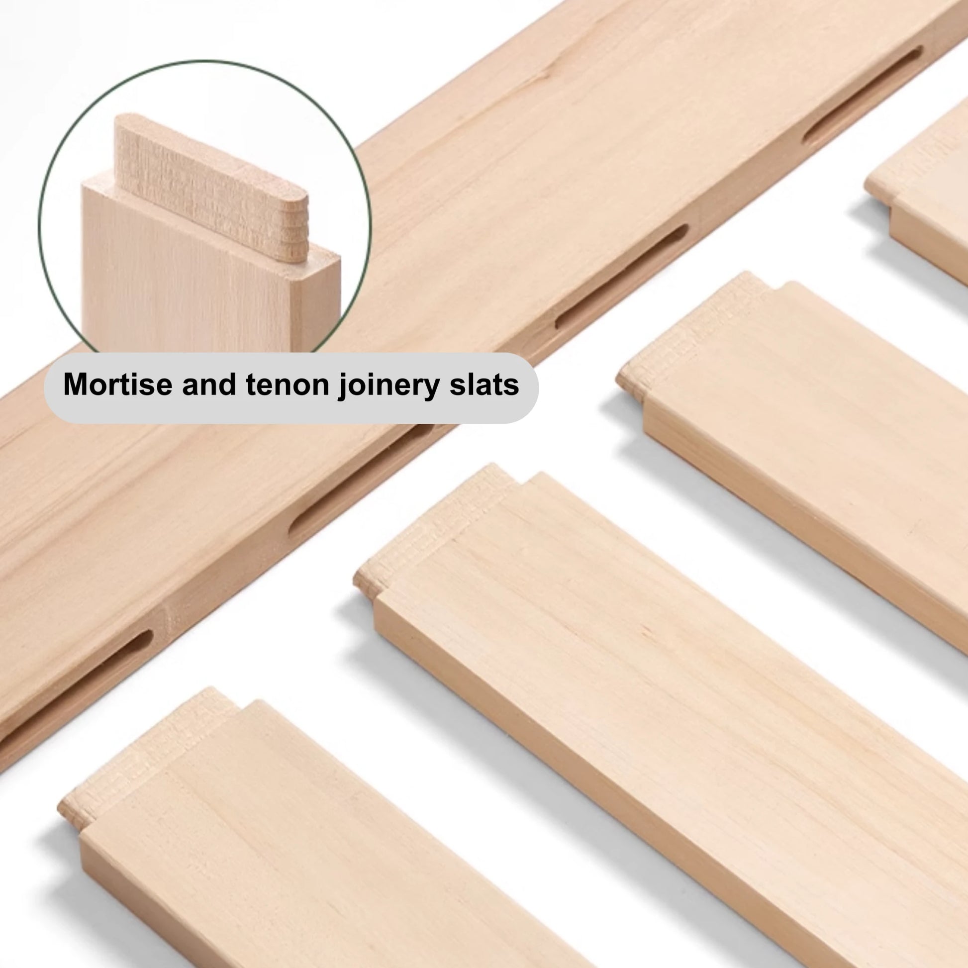 Solidwood Santa Rosa Bed Frame, Natural Wood