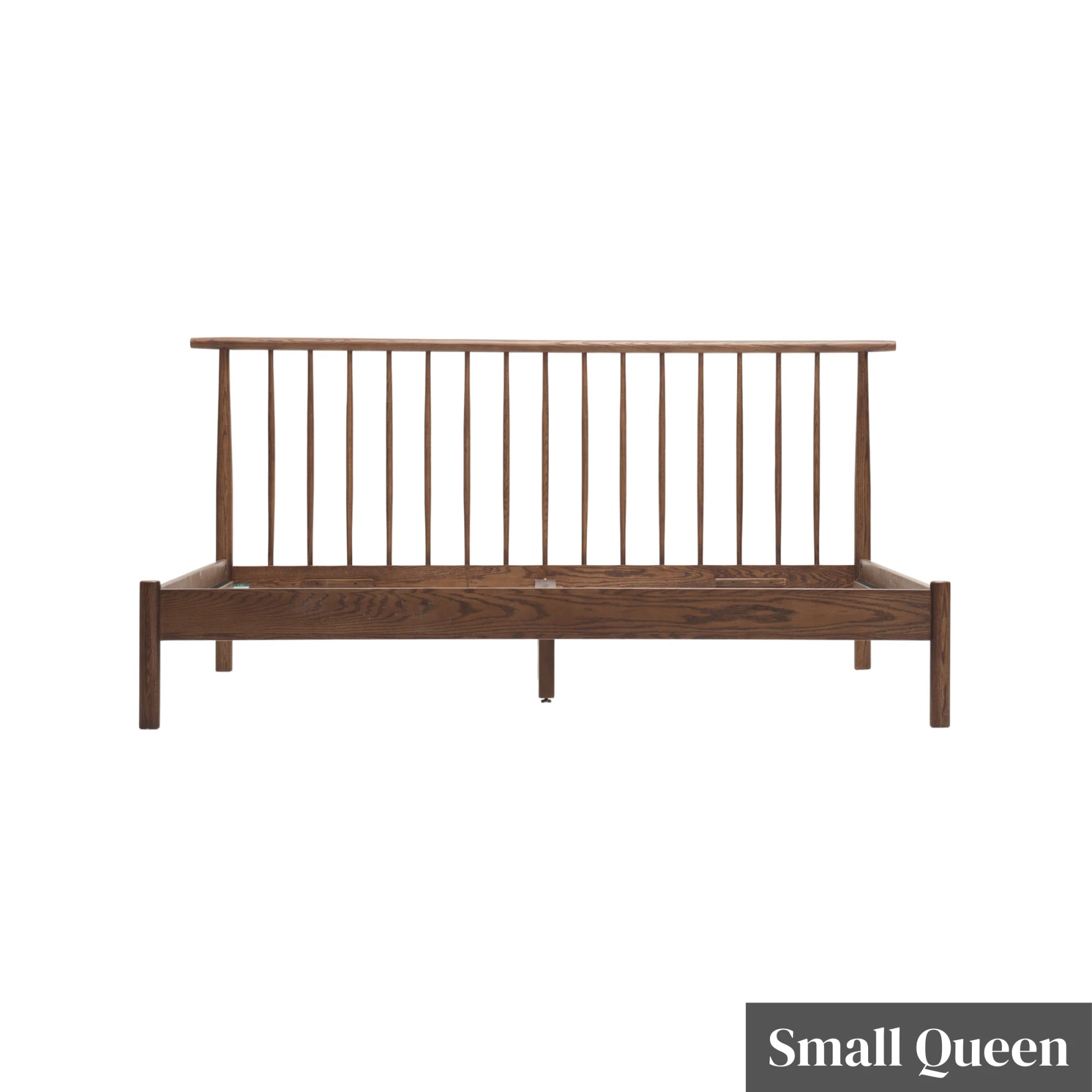 Solidwood Santa Rosa Bed Frame, Dark Wood
