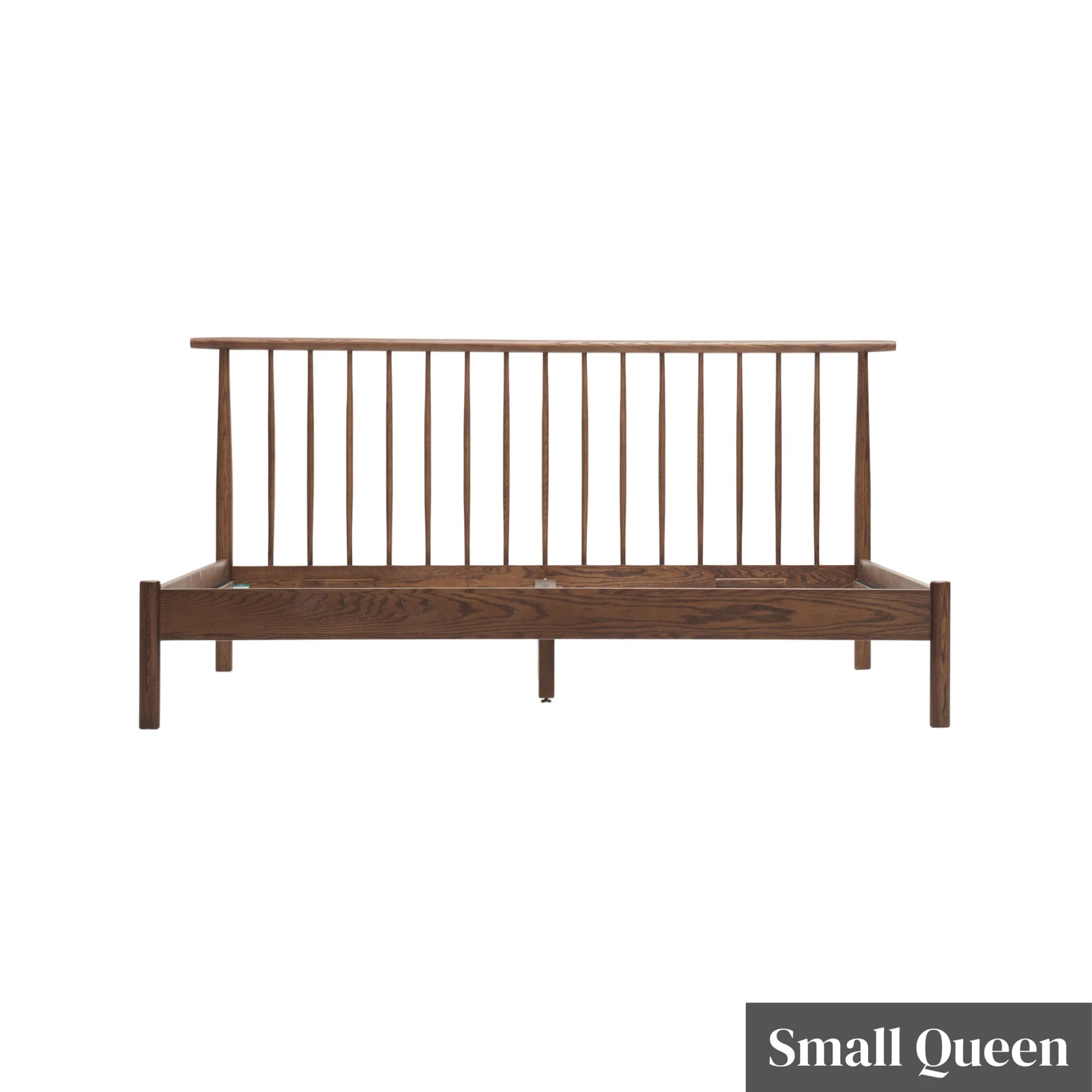 Solidwood Santa Rosa Bed Frame, Dark Wood