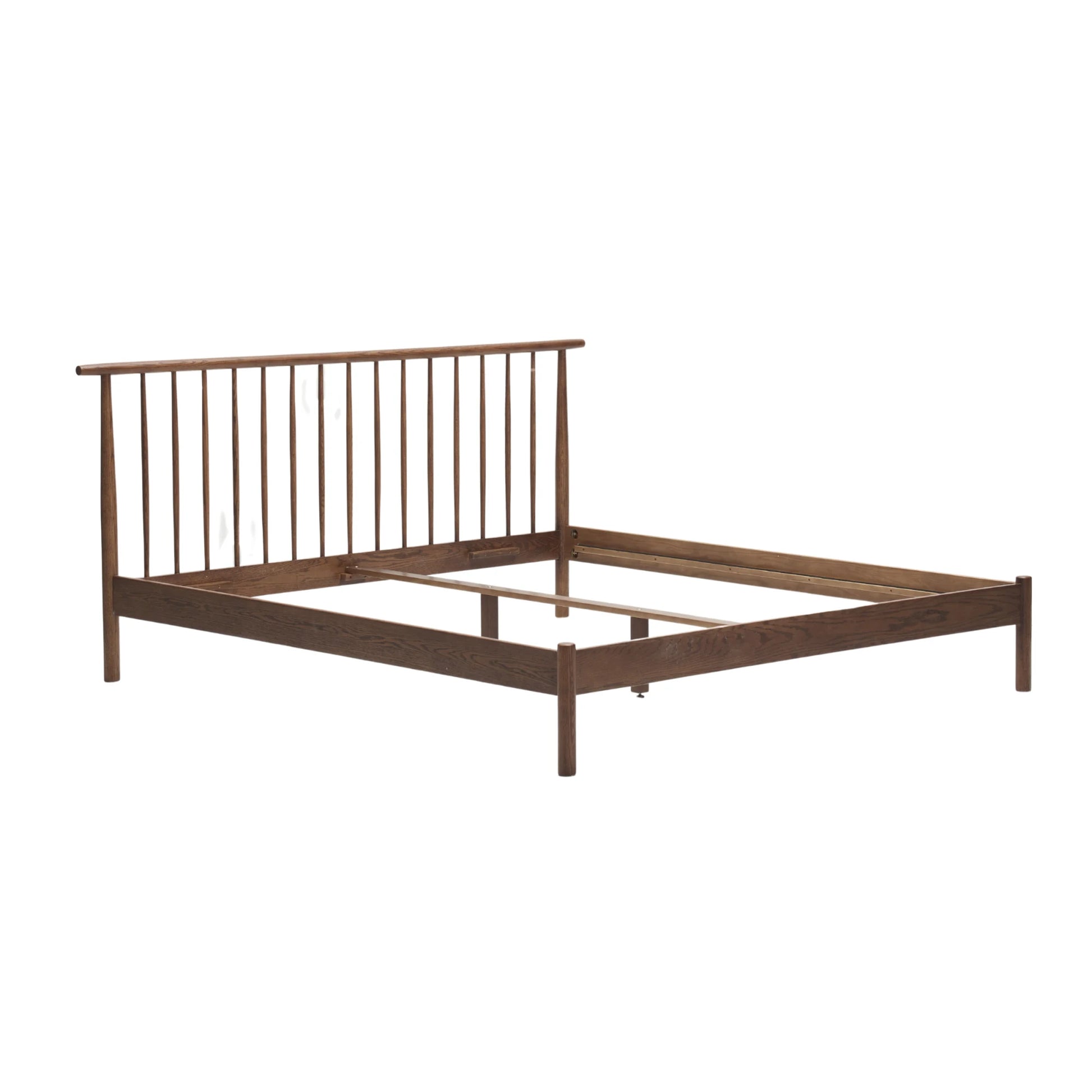 Solidwood Santa Rosa Bed Frame, Dark Wood
