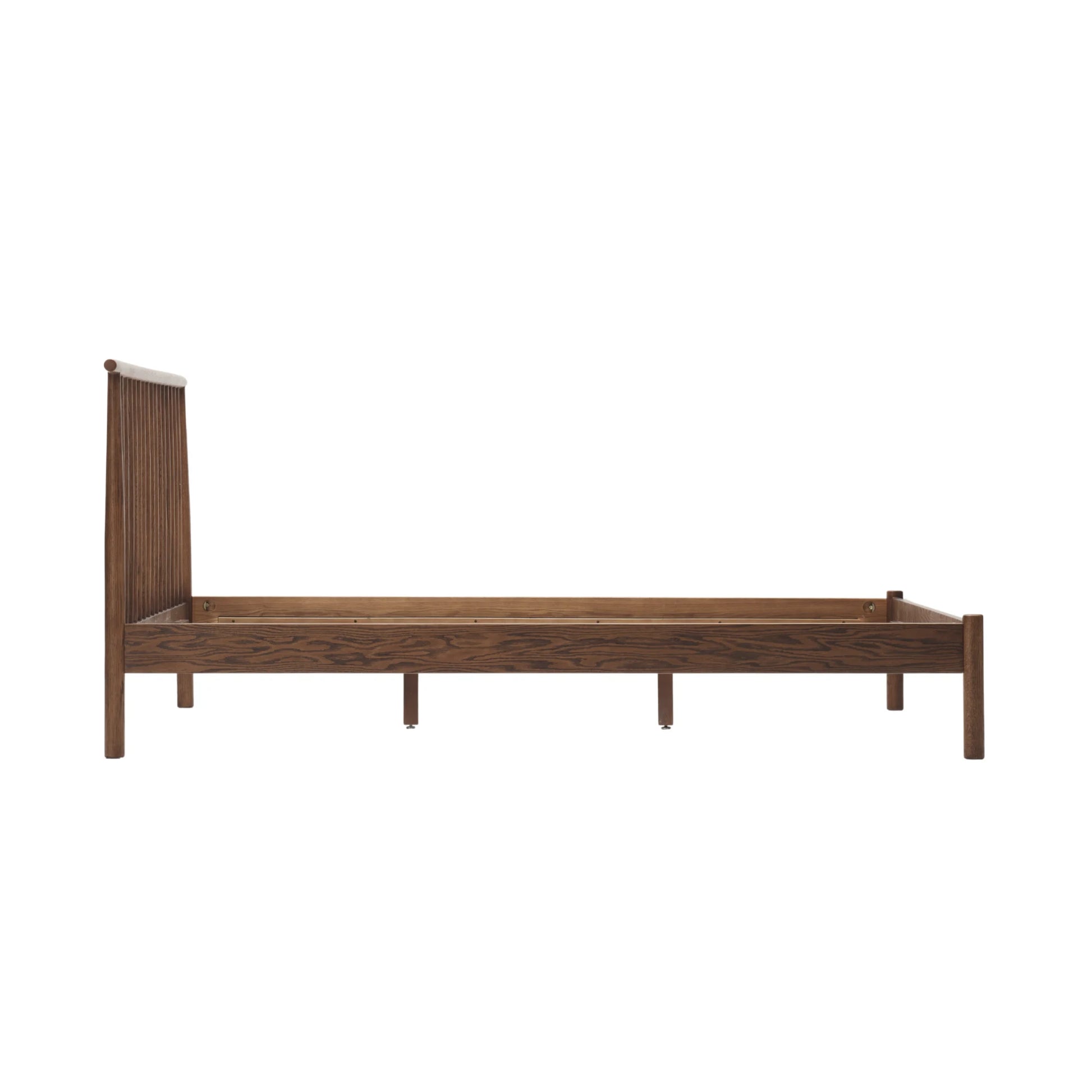 Solidwood Santa Rosa Bed Frame, Dark Wood
