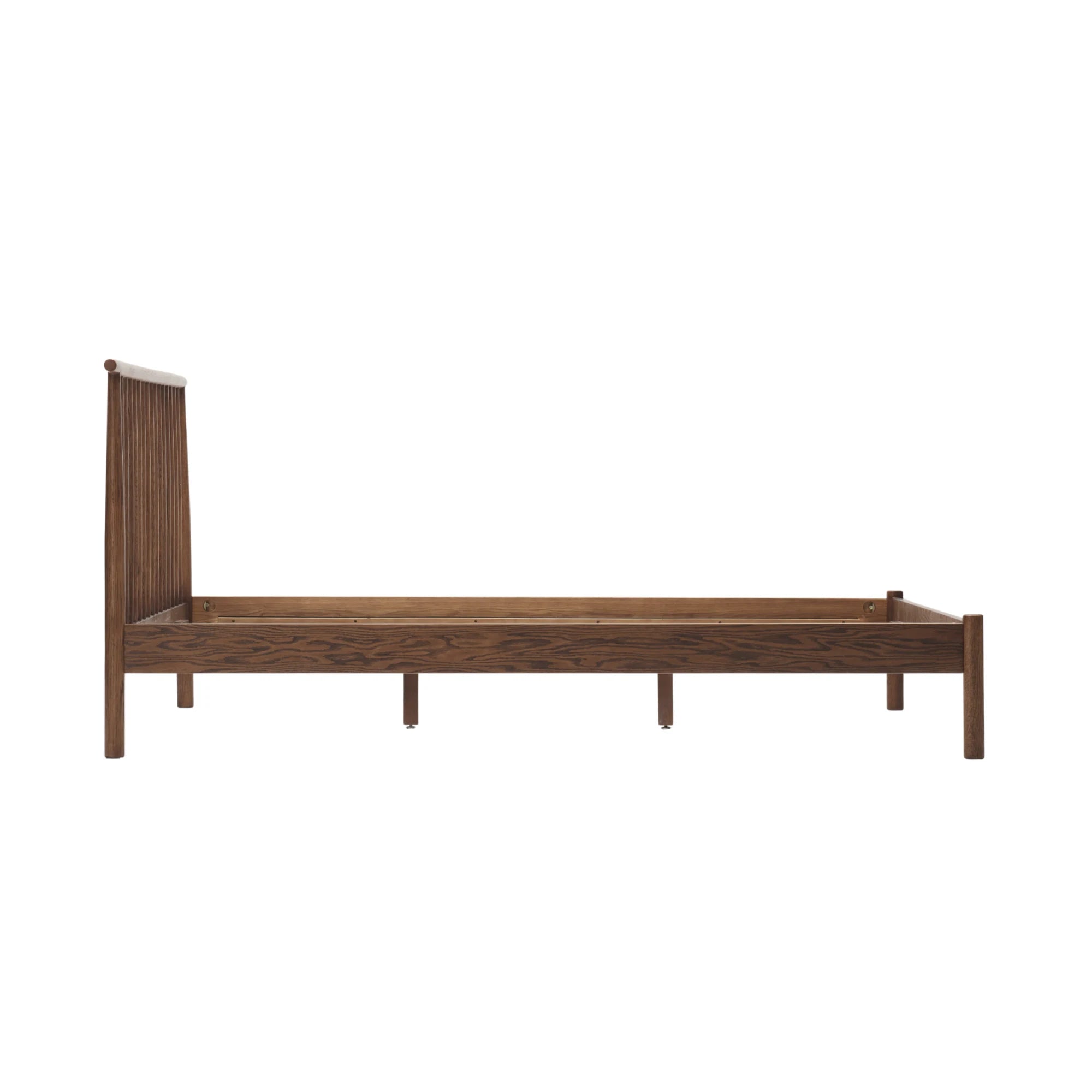Solidwood Santa Rosa Bed Frame, Dark Wood