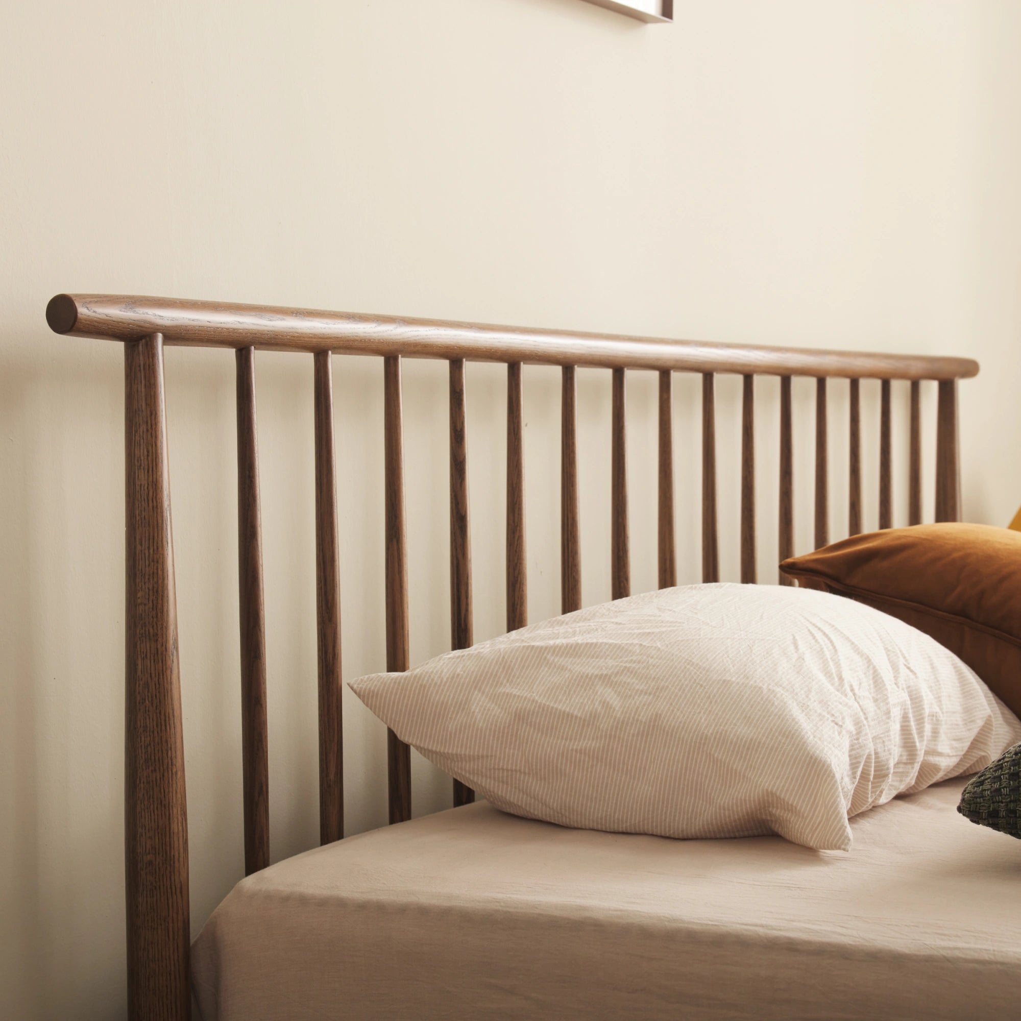 Solidwood Santa Rosa Bed Frame, Dark Wood