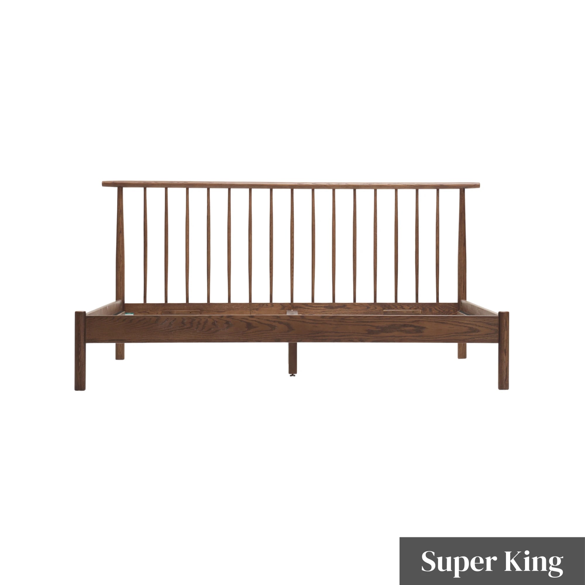 Solidwood Santa Rosa Bed Frame, Dark Wood