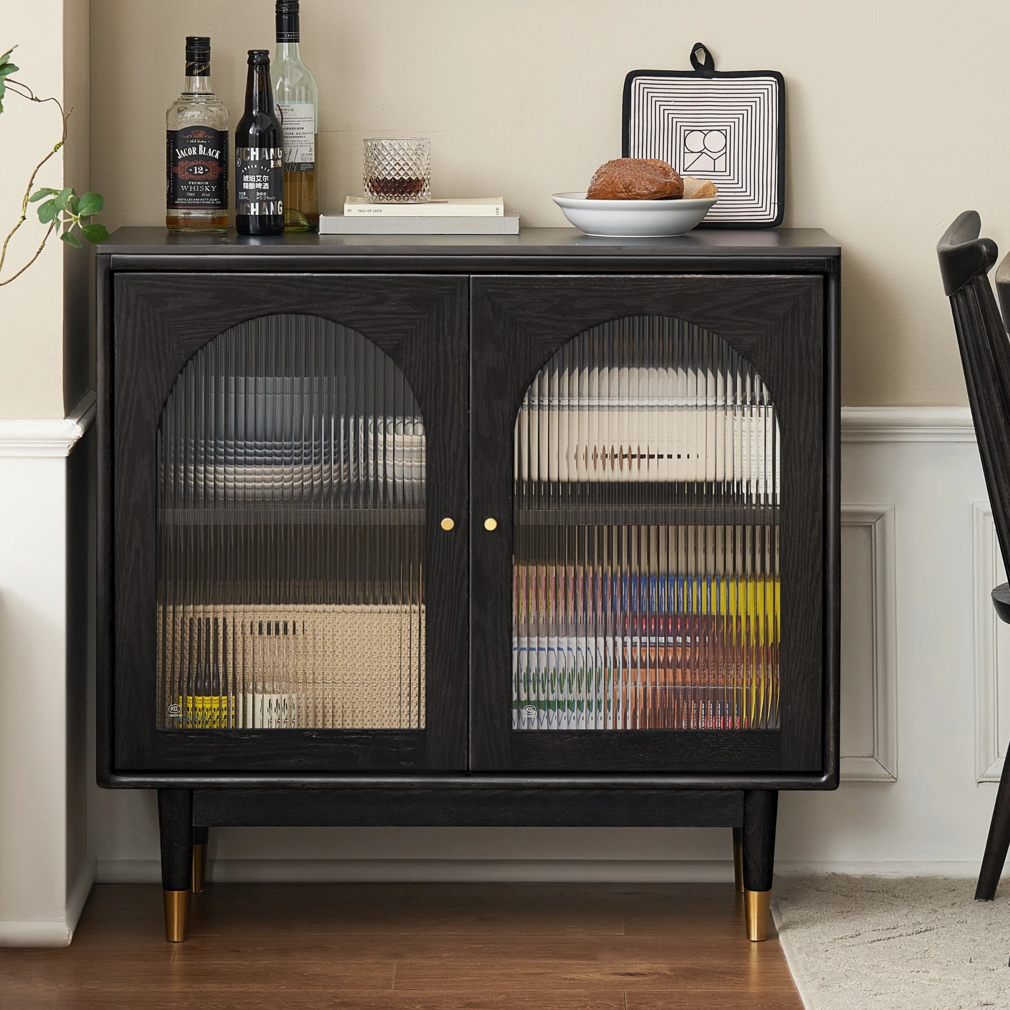 Solidwood Yelant Sideboard, 90cm