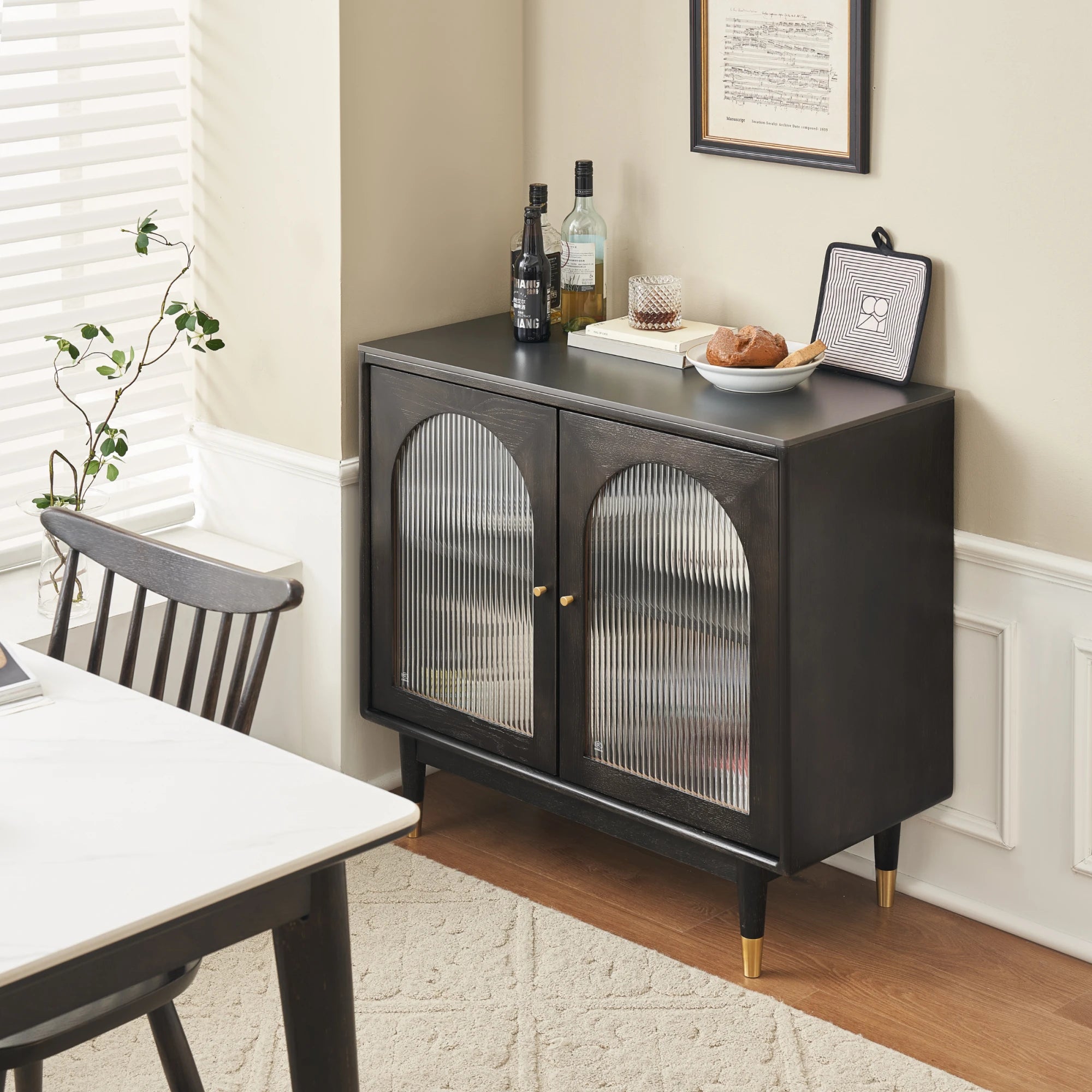 Solidwood Yelant Sideboard, 90cm