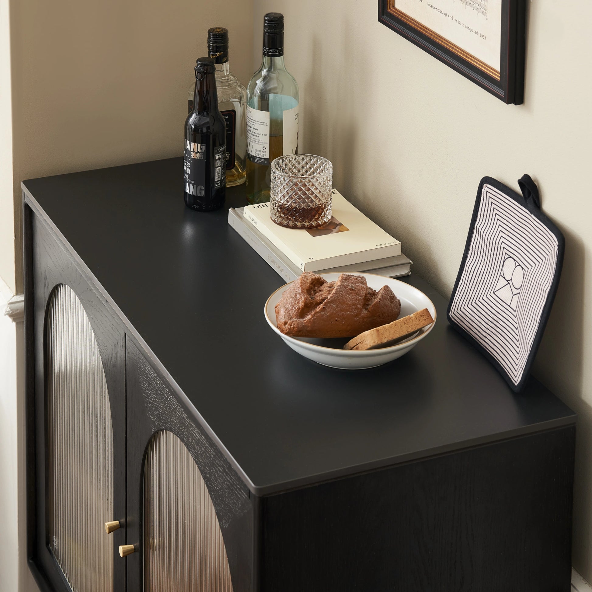 Solidwood Yelant Sideboard, 90cm
