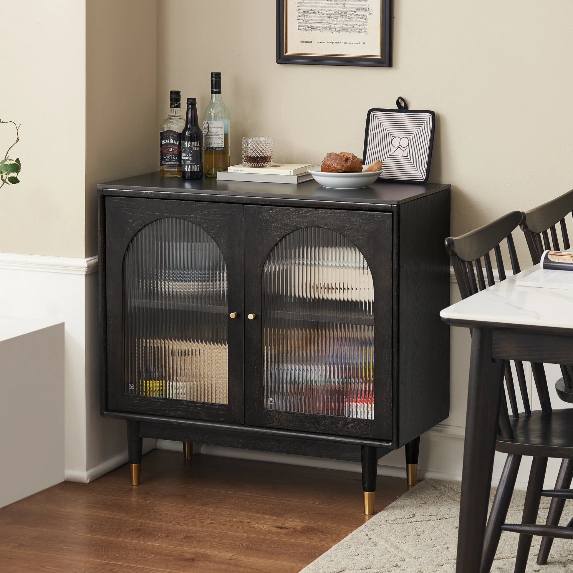 Solidwood Yelant Sideboard, 90cm