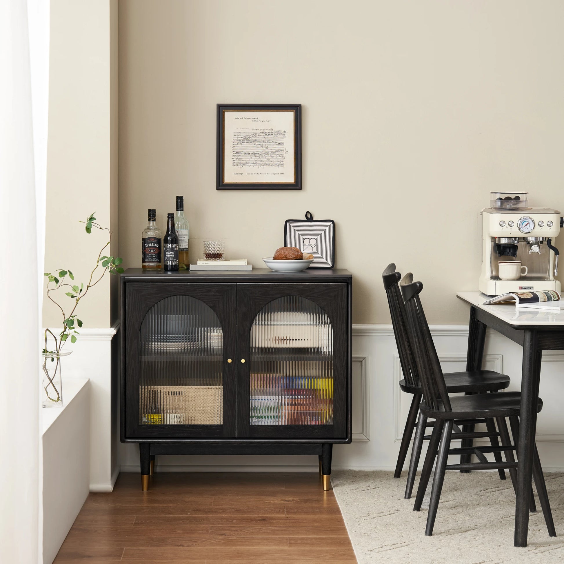 Solidwood Yelant Sideboard, 90cm