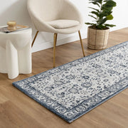 DreamWeaver Maya Floral Traditional Rug, Blue