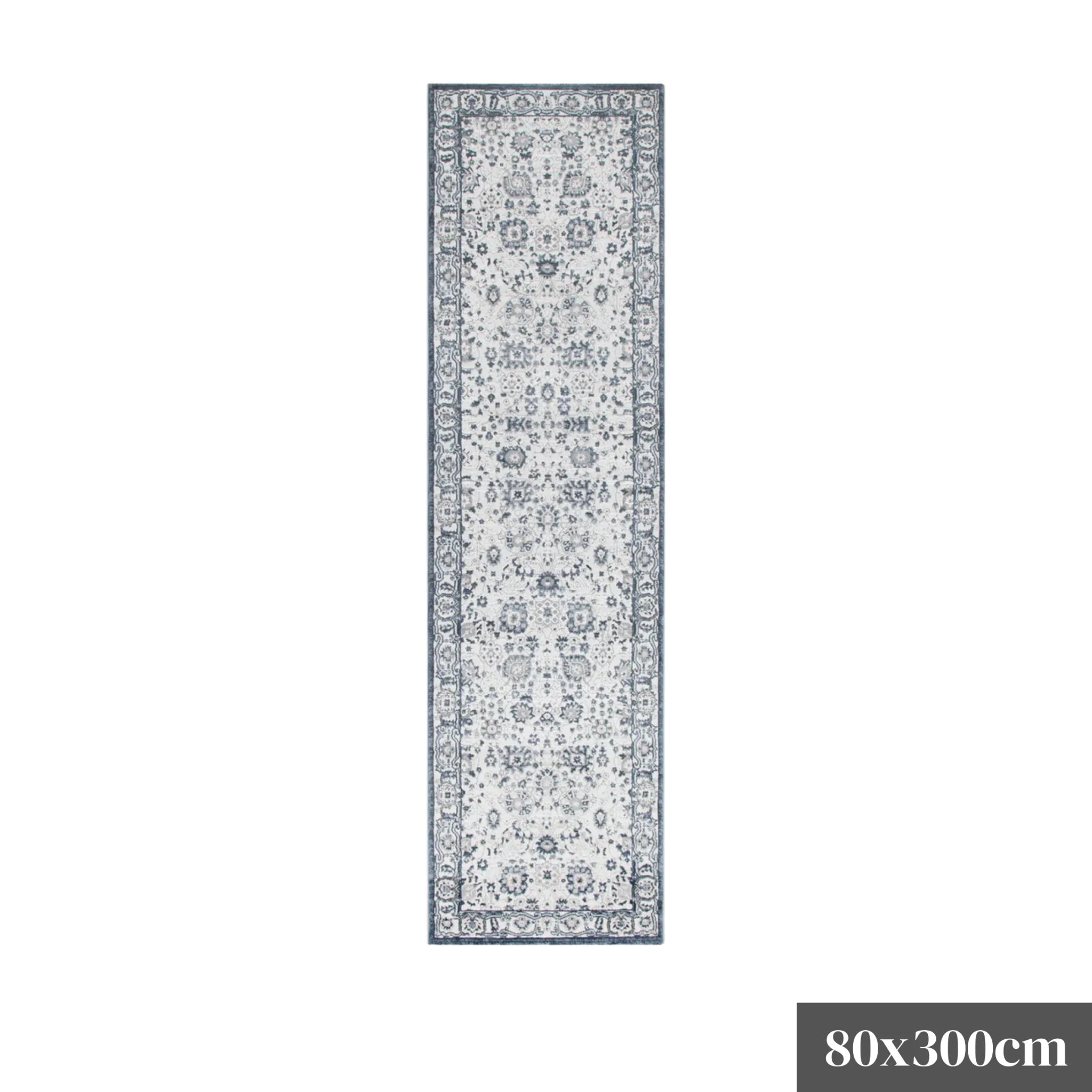 DreamWeaver Maya Floral Traditional Rug, Blue