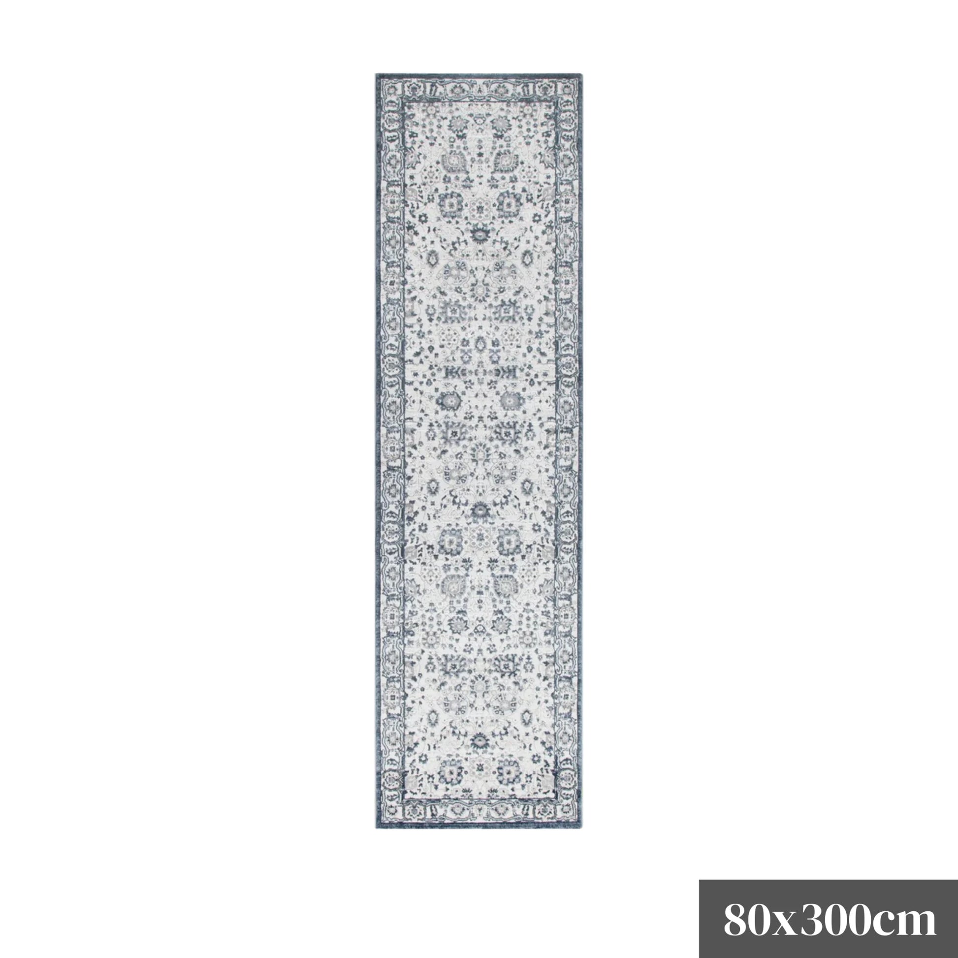 DreamWeaver Maya Floral Traditional Rug, Blue