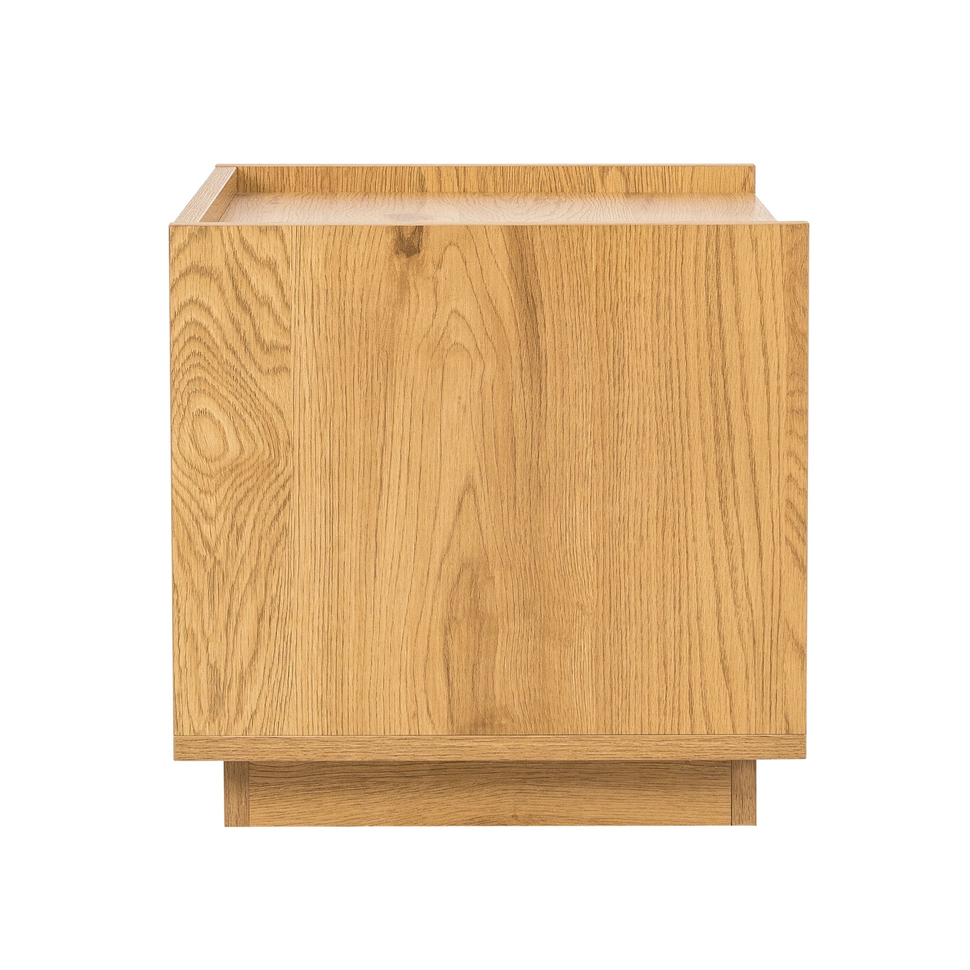 Loft Japandi Bedside Table with 2 Drawers