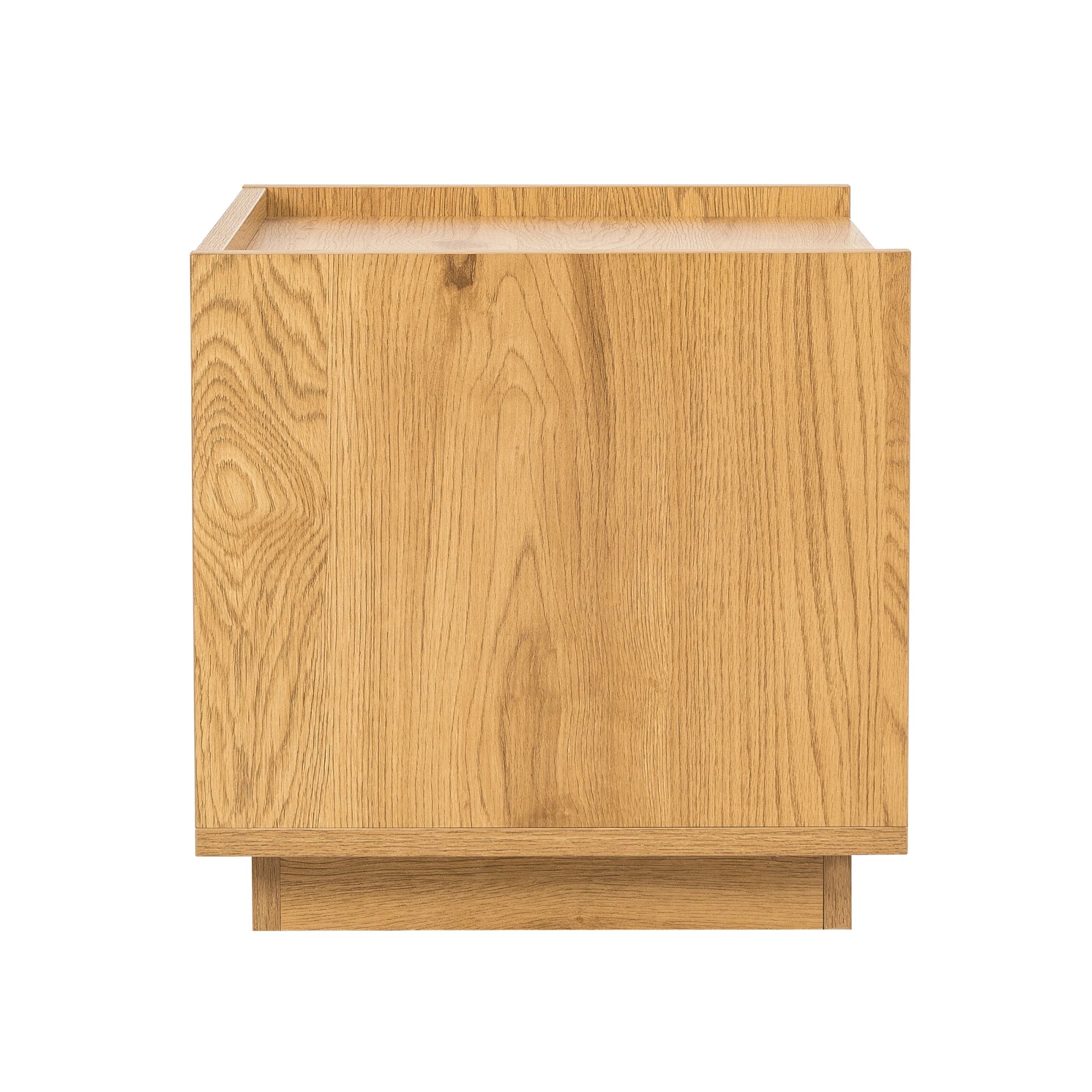 Loft Japandi Bedside Table with 2 Drawers