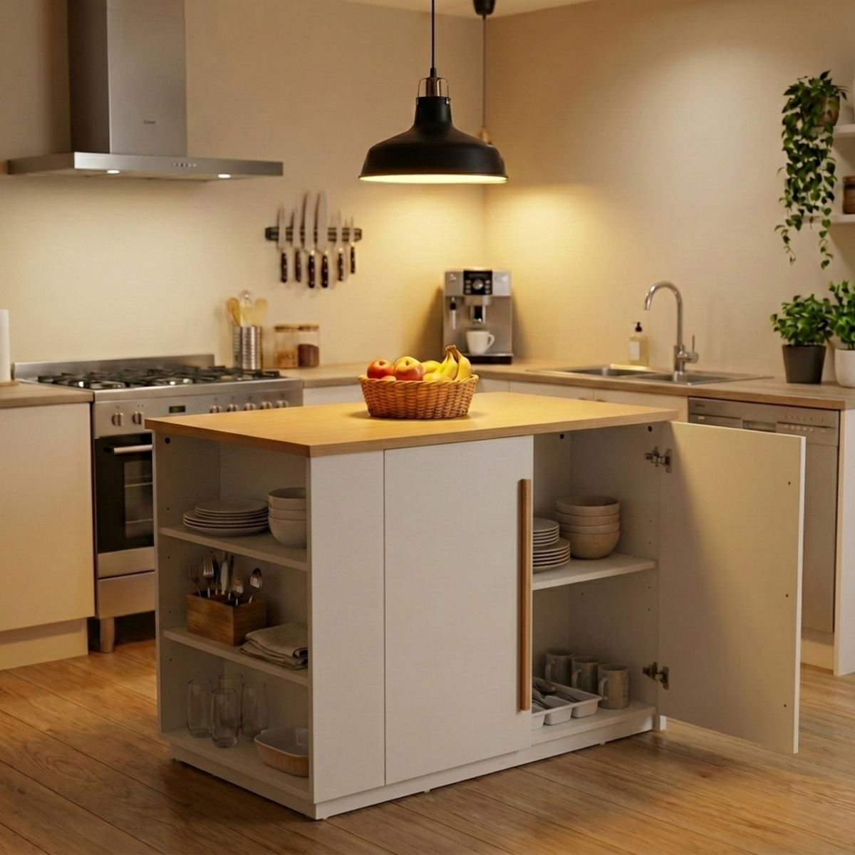 Loft Hansan Kitchen Island