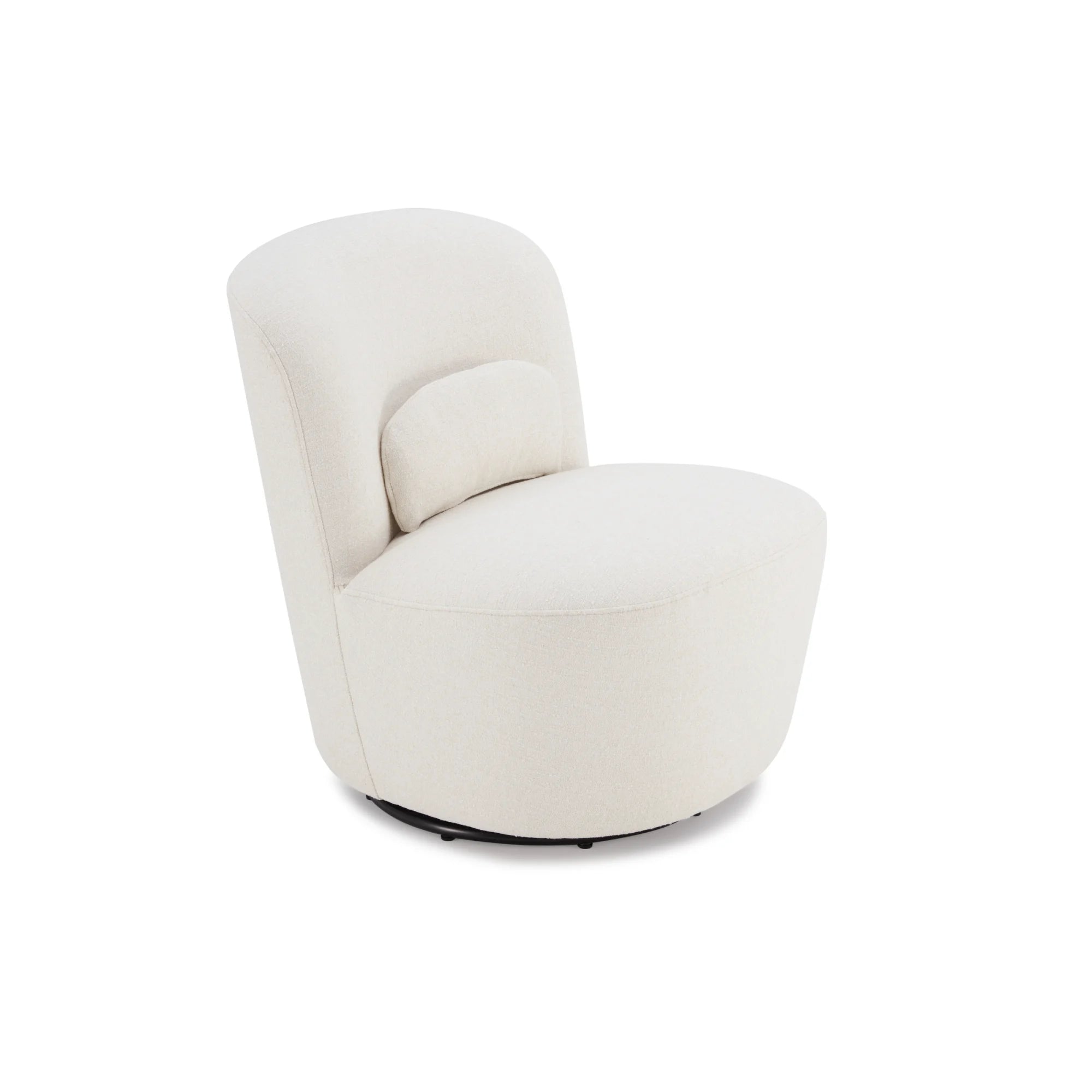 MODE Domi Swivel Chair, White