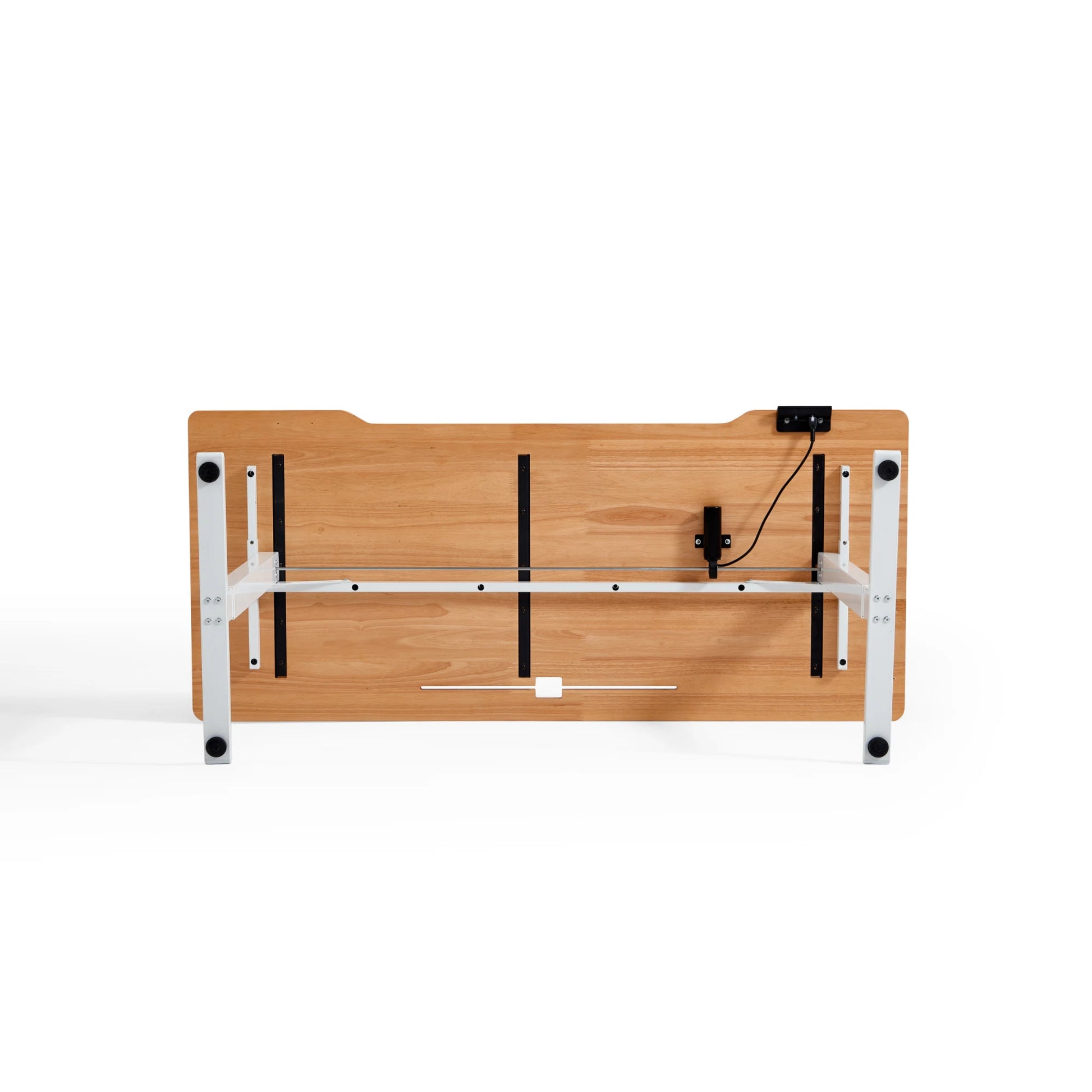 Linspire Lumen Electric Height Adjustable Standing Desk with Riser Stand, 120cm